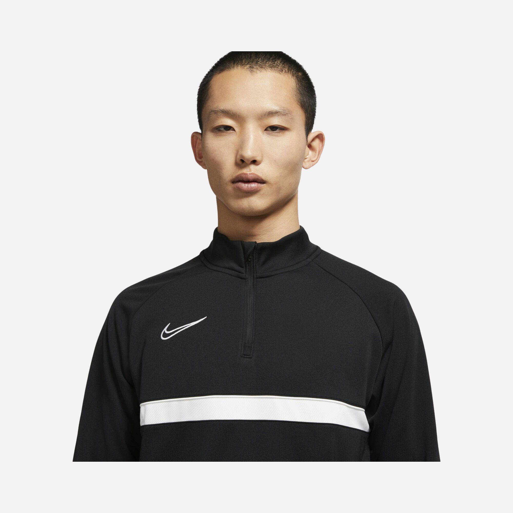 Nike Dri-Fit Academy Football Drill Half-Zip Long-Sleeve Erkek Tişört