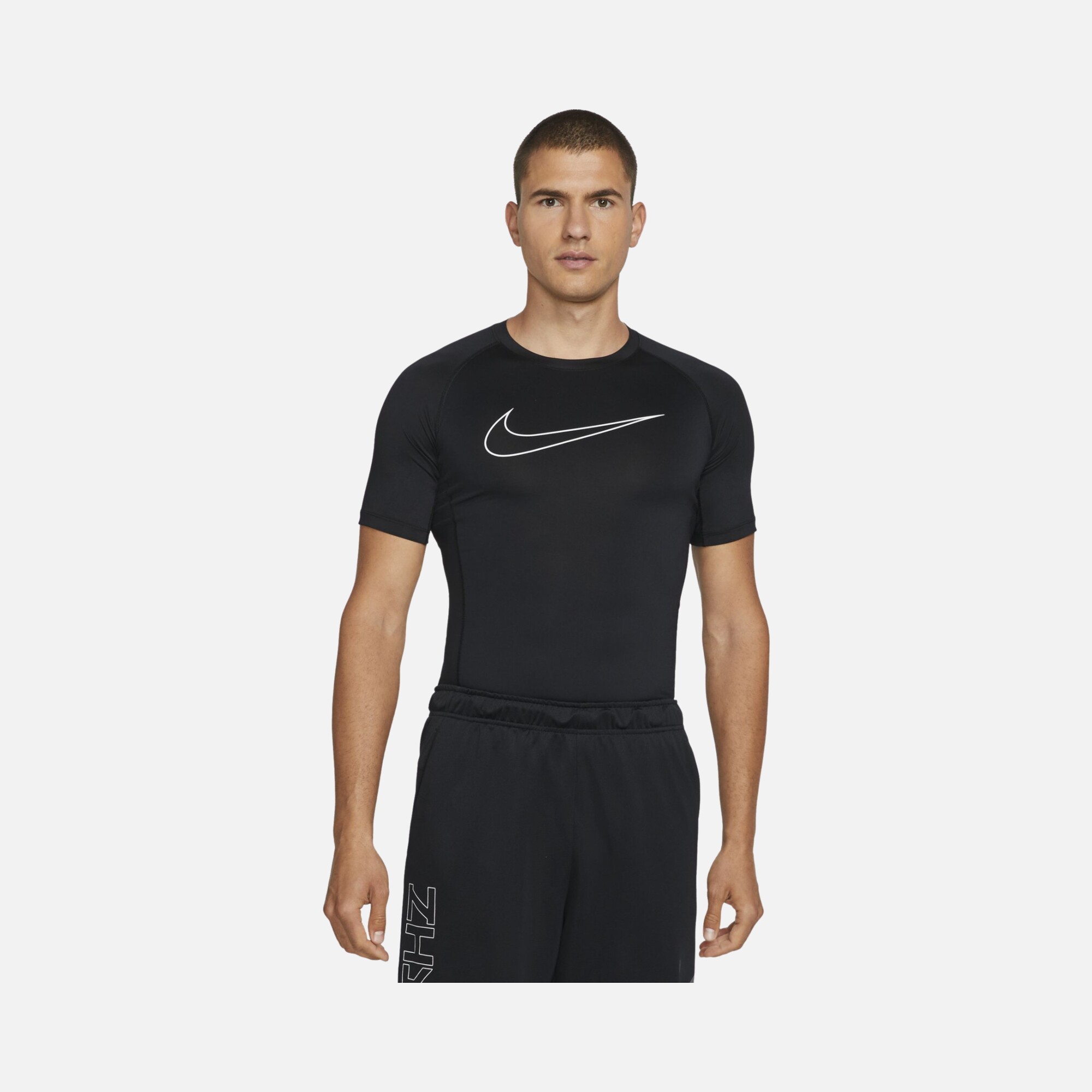 Nike Pro Dri-Fit Tight-Fit Short-Sleeve Erkek Tişört