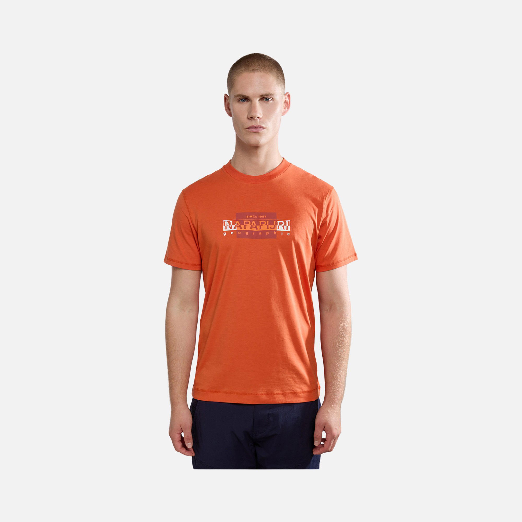 Napapijri Sportswear Smallwood Graphic Short-Sleeve Erkek Tişört