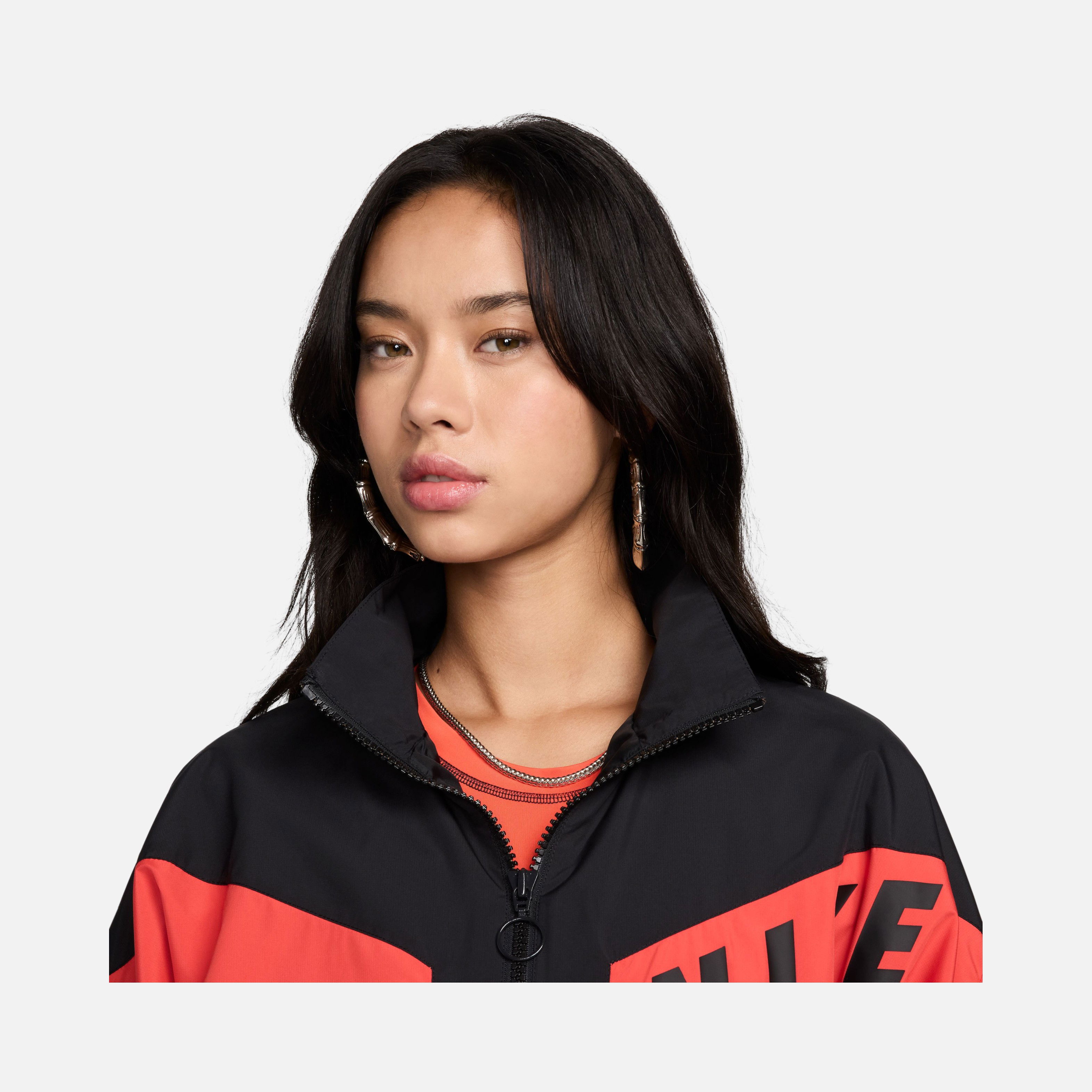 Nike Sportswear Gel Woven Street Crop Lined Full-Zip Kadın Ceket