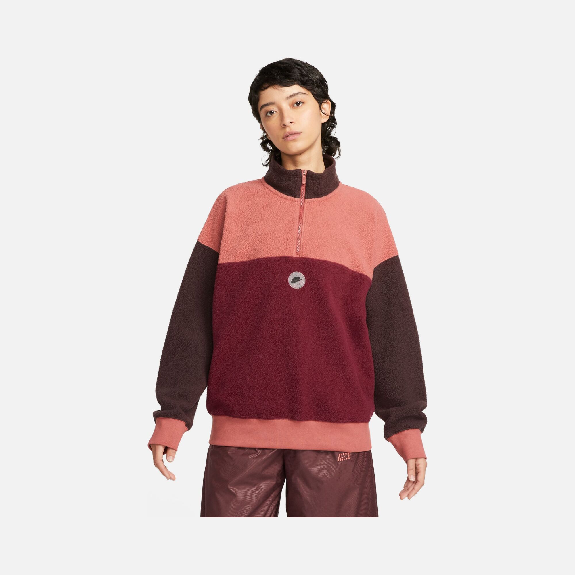 Nike Sportswear Qz Sport-Utility Fleece Turtleneck 1/2-Zip Kadın Sweatshirt