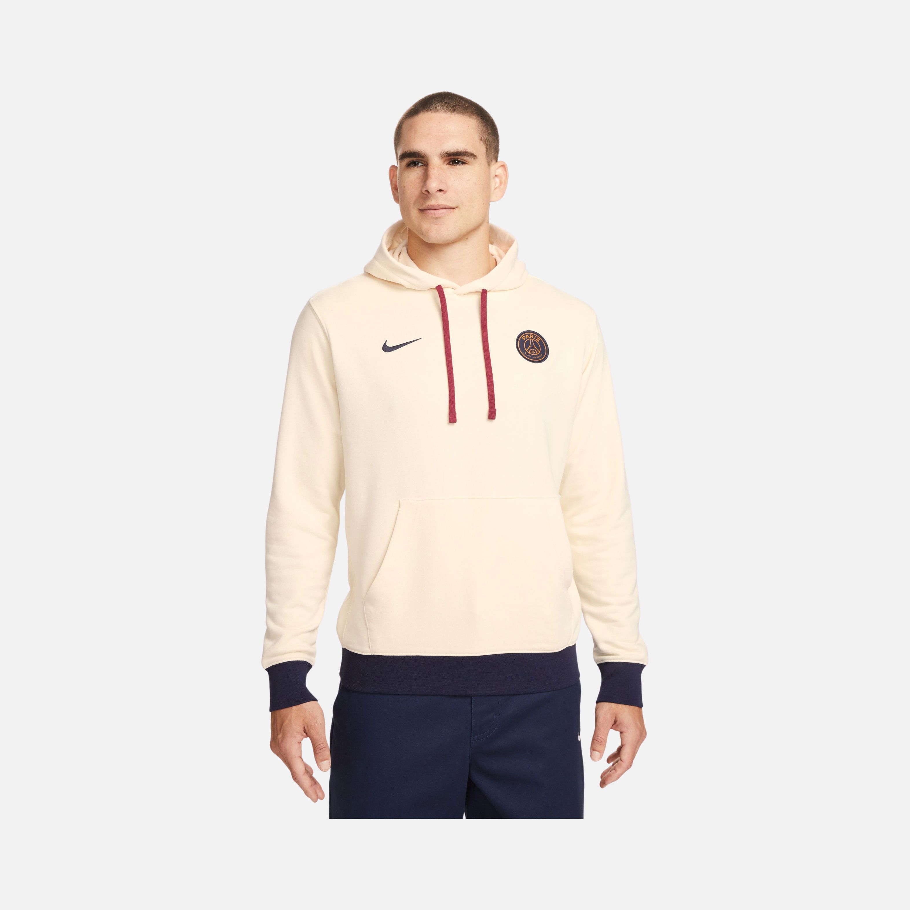 Nike Paris Saint-Germain Club Fleece Pullover Hoodie Erkek Sweatshirt