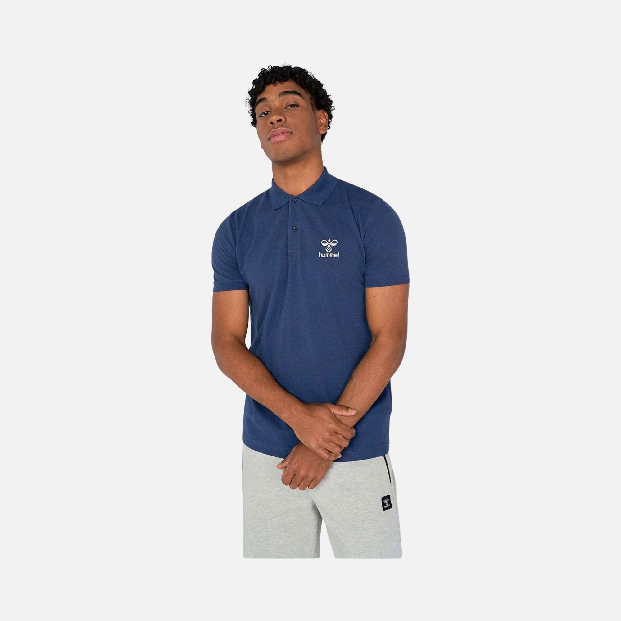 Hummel Sportswear Leon Polo Collar Short-Sleeve Erkek Tişört