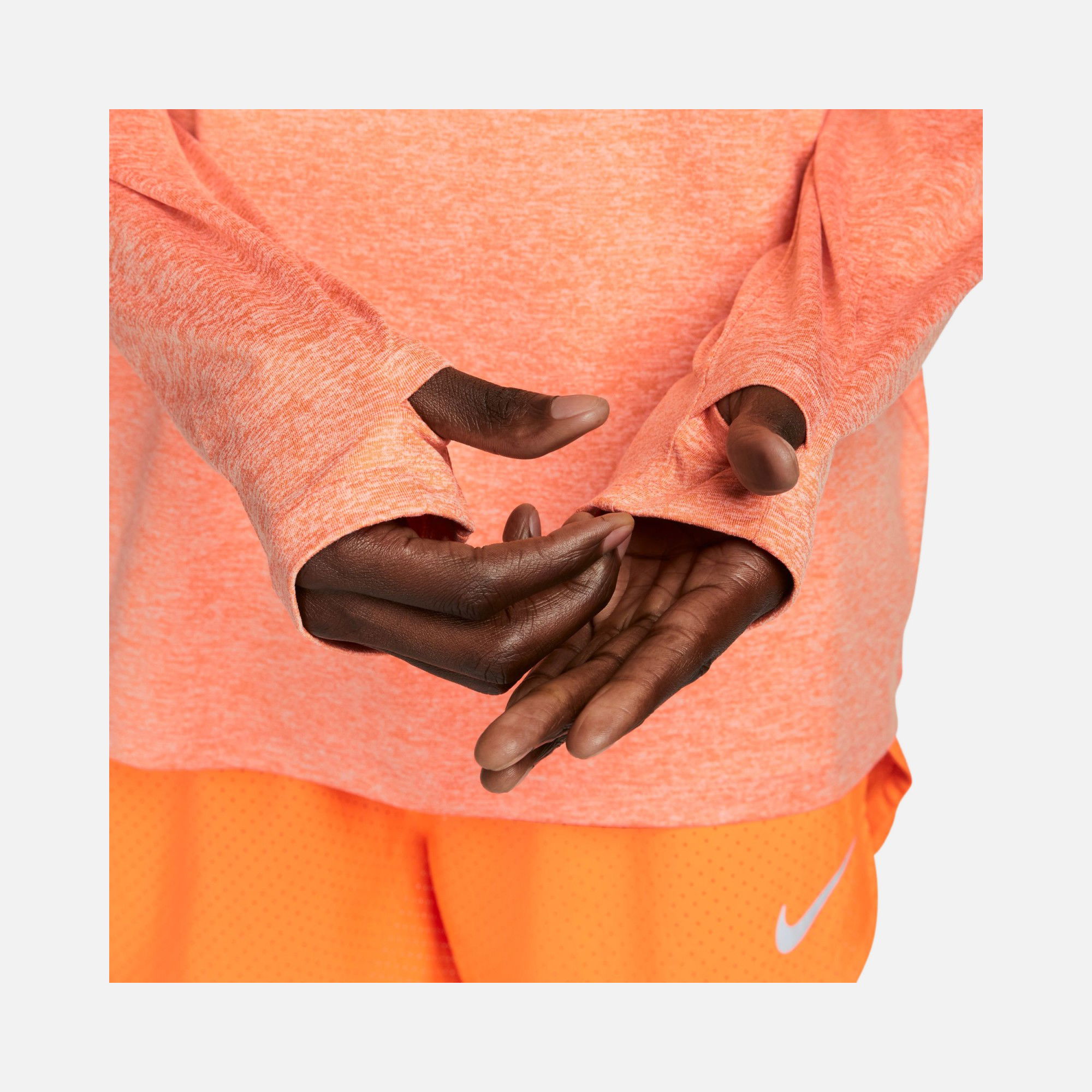 Nike Dri-Fit 1/2-Zip Running Long-Sleeve Erkek Tişört