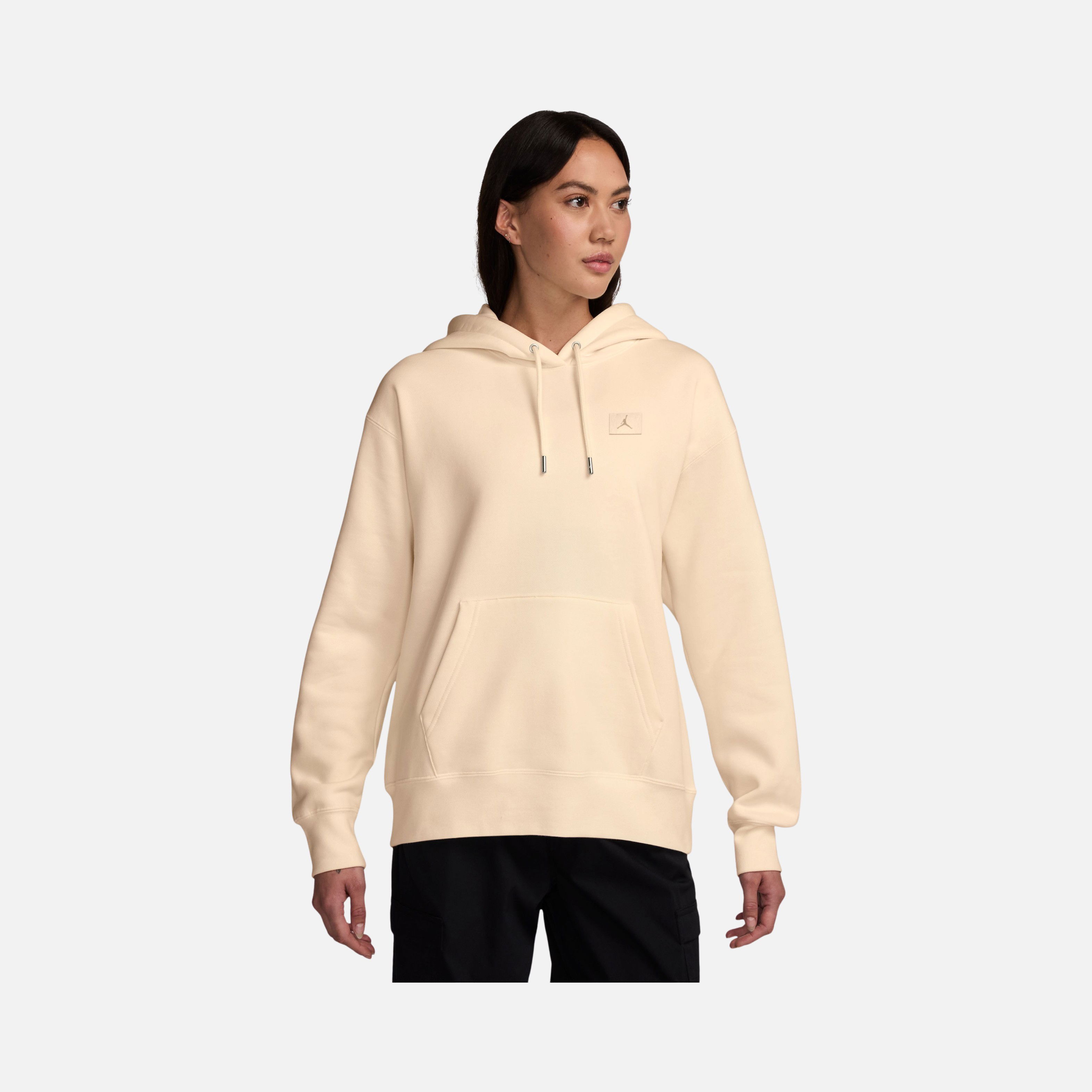 Nike Jordan Flight Fleece Satin Lined Pullover Hoodie Kadın Sweatshirt