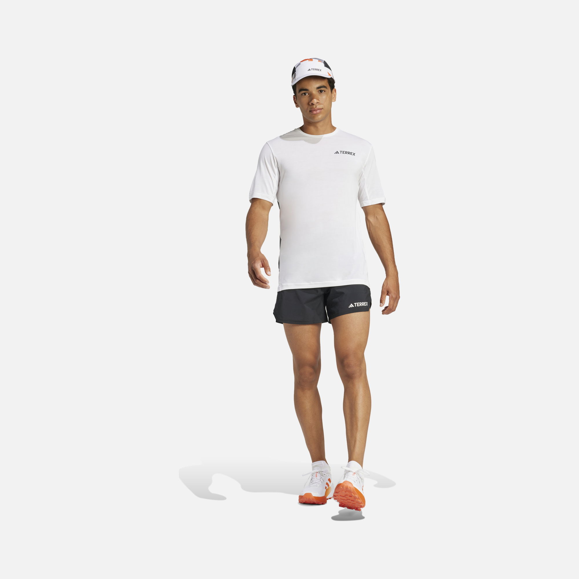 adidas Terrex Xperior Climacool+ Polygiene Trail Running Short-Sleeve Erkek Tişört