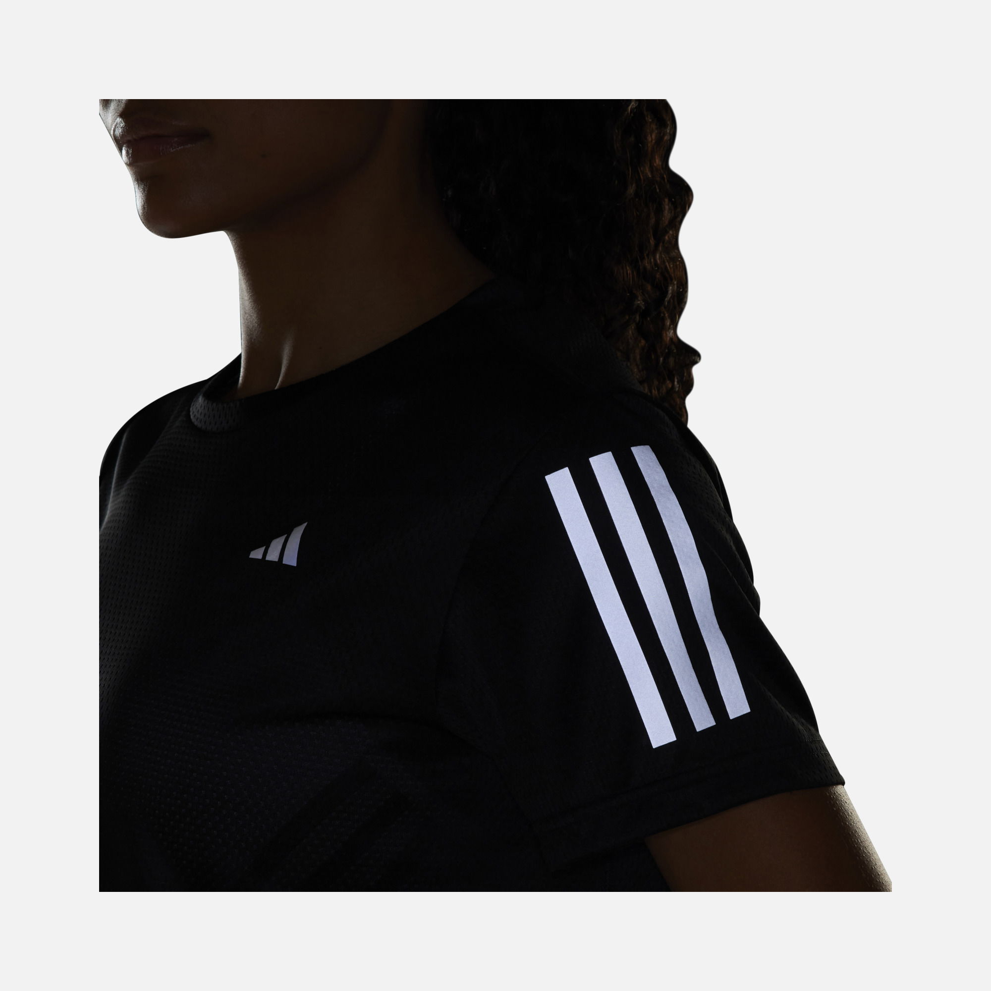 adidas Aeroready Own The 3-Stripes Running Short-Sleeve Kadın Tişört