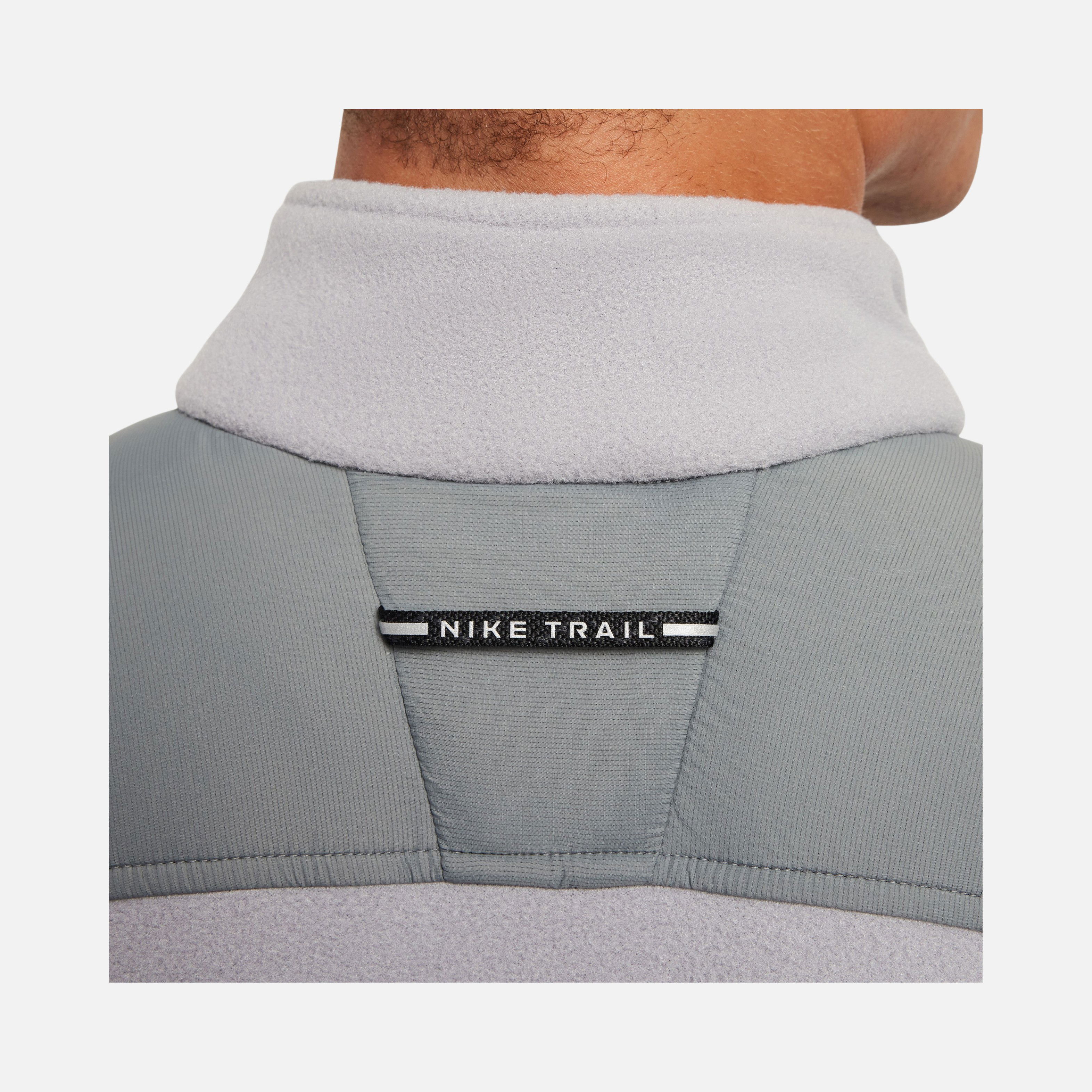 Nike Trail Polartec® 1/4-Zip Fleece Running Long-Sleeve Erkek Tişört