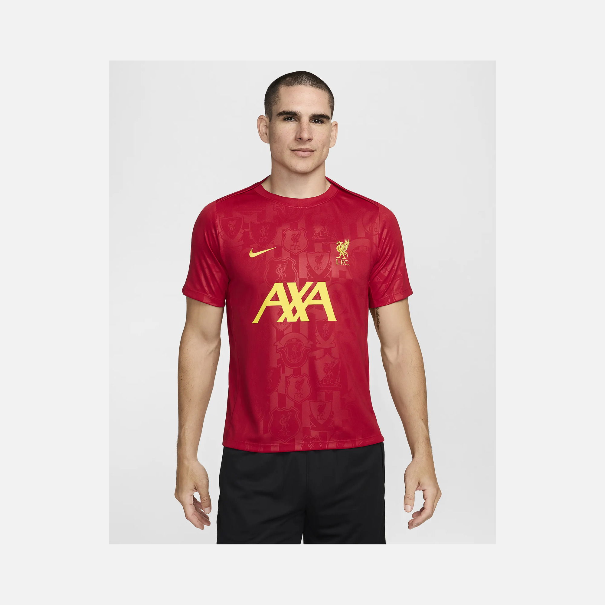 Nike Liverpool F.C. Academy Pro Dri-Fit Football Pre-Match Short-Sleeve Erkek Tişört