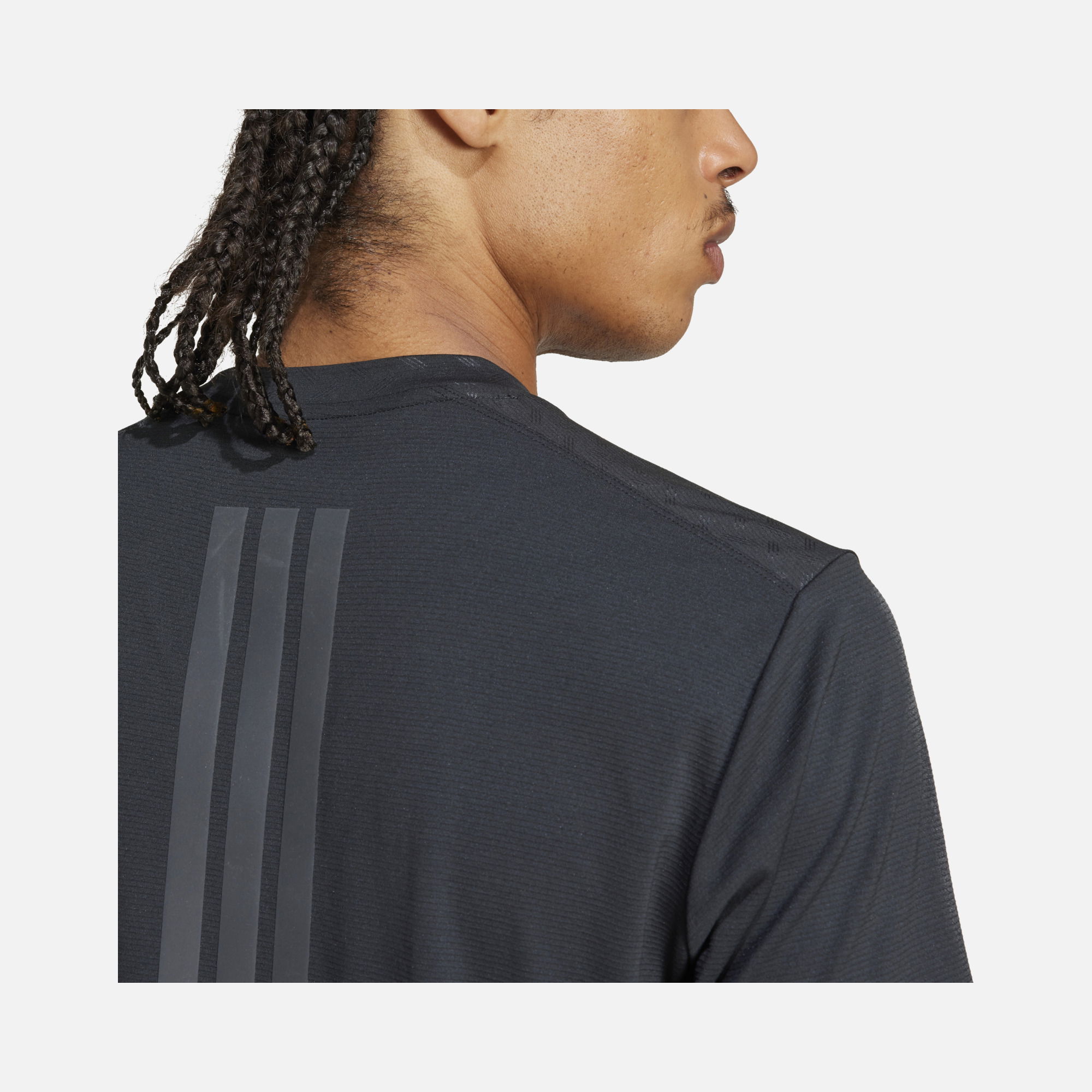 adidas Climacool Power 3-Stripes Slim Cut Gym & Training Short-Sleeve Erkek Tişört