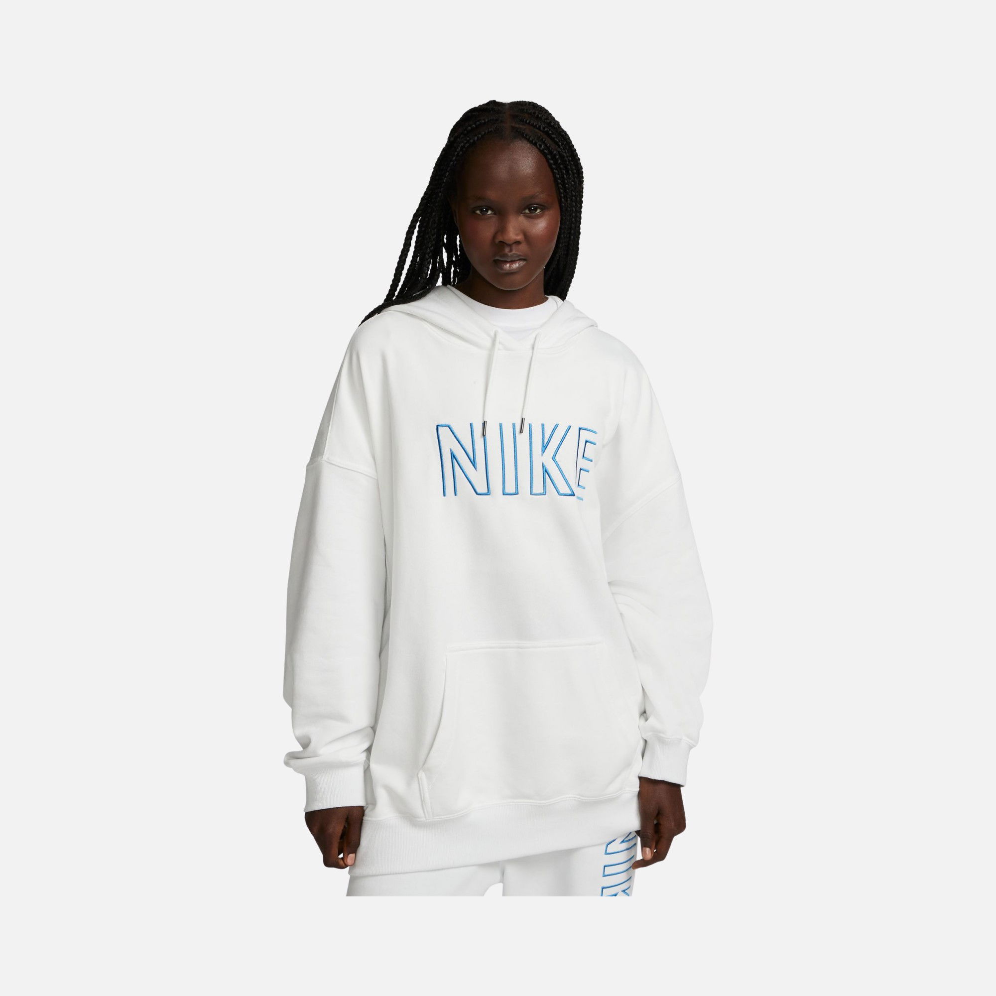 Nike Sportswear French Terry Oversized Fleece Pullover Hoodie Kadın Sweatshirt