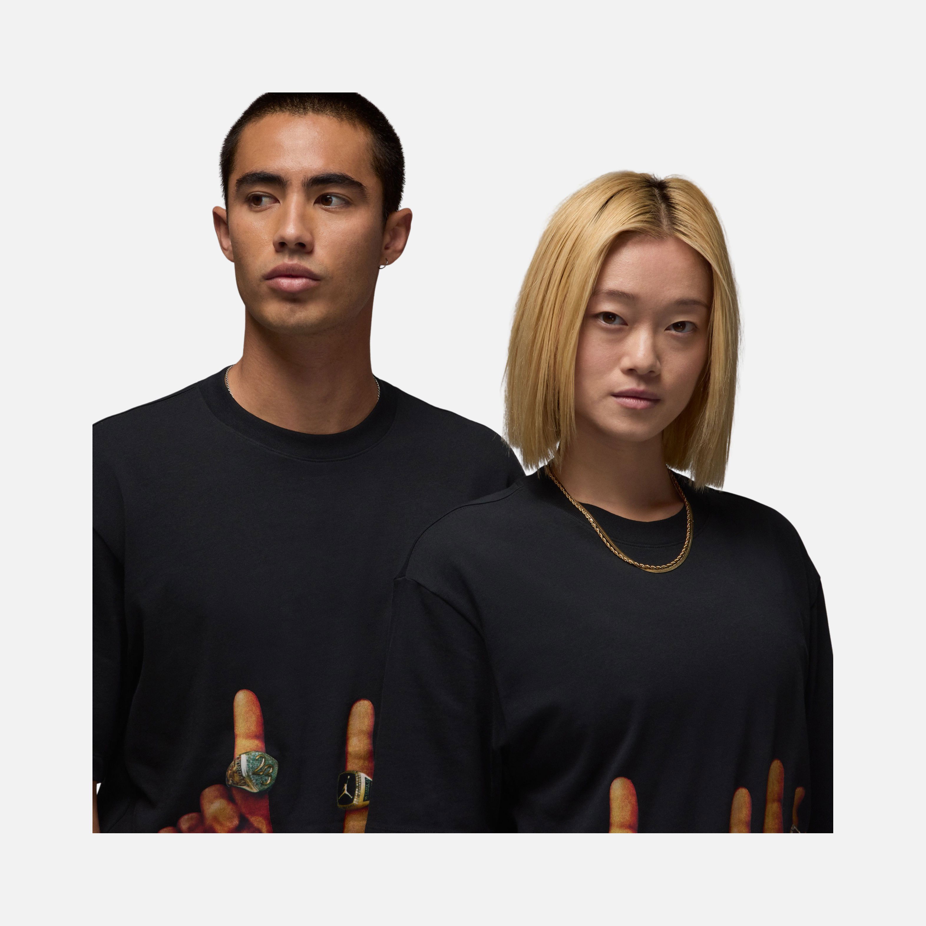 Nike Michael Jordan Flight MVP Rings 85 Graphics Crew Short-Sleeve Erkek Tişört