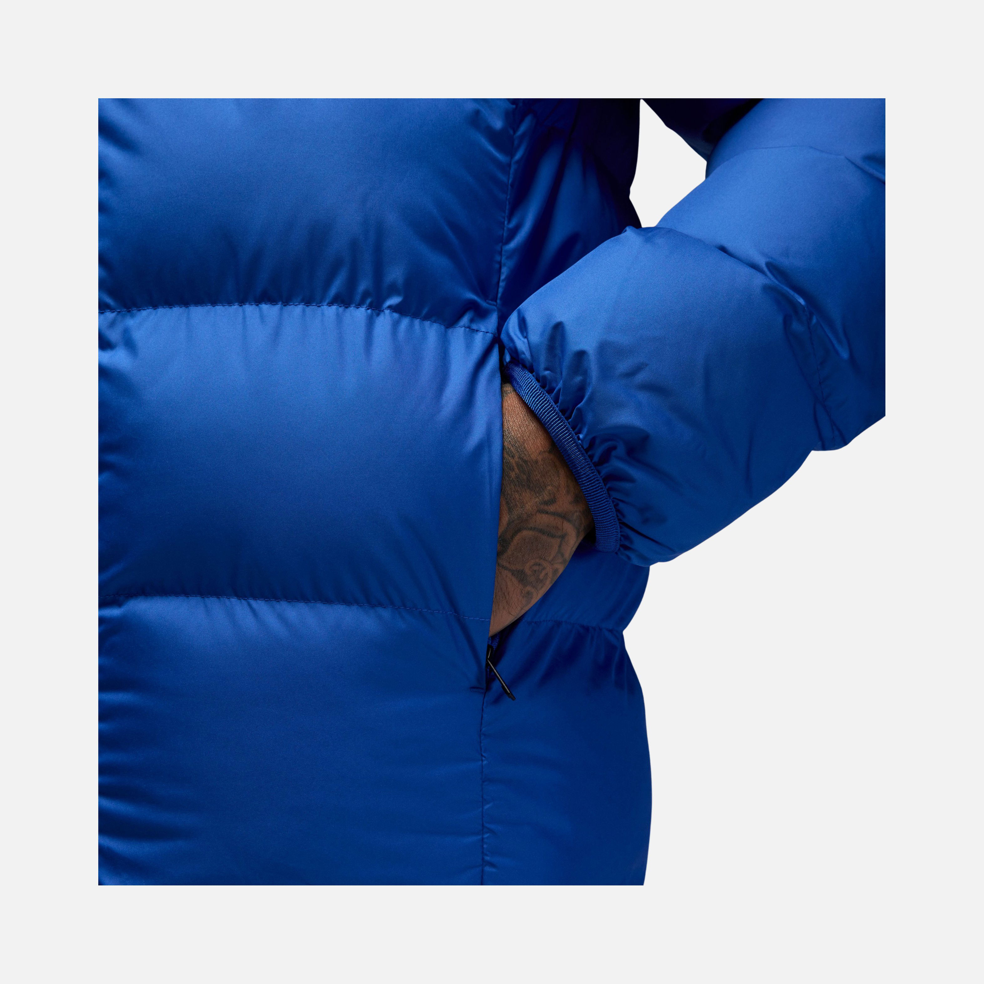 Nike Jordan Brooklyn Therma-Fit Essentials Core Puffer Full-2 Way Zipper Hoodie Erkek Mont