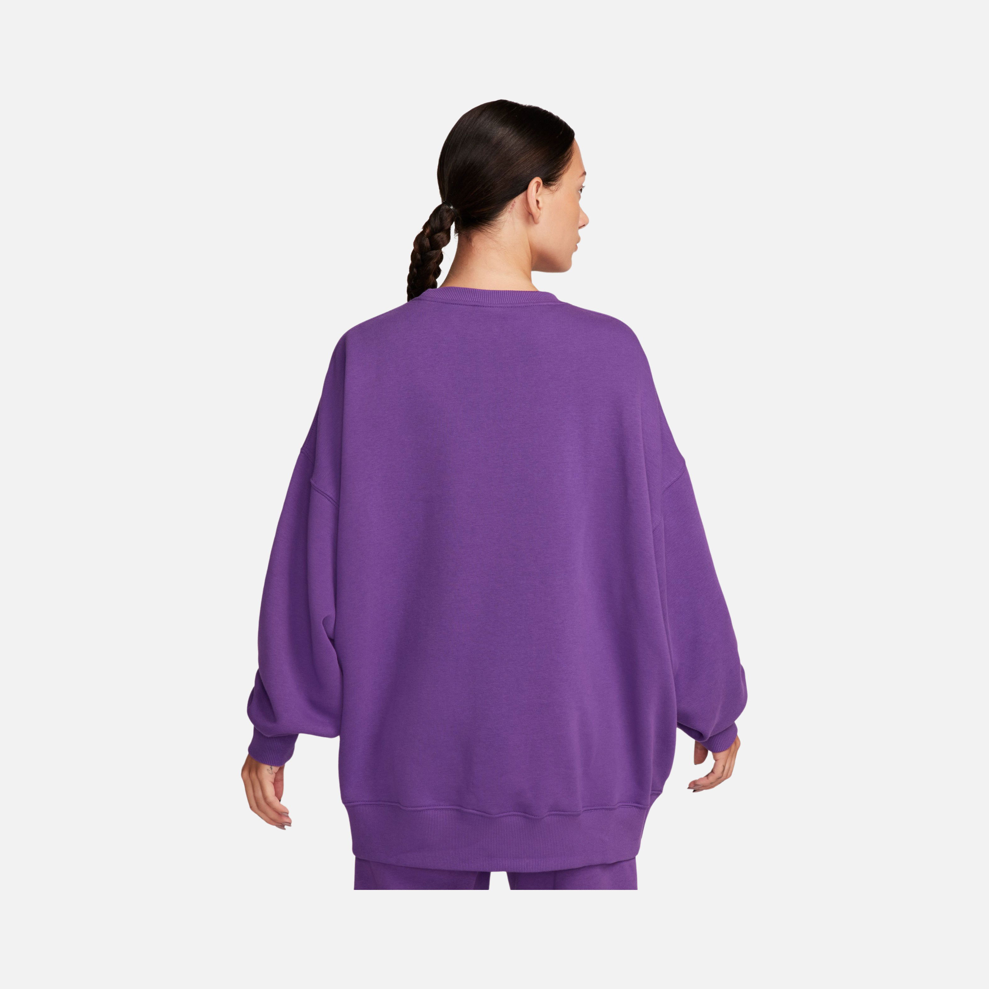 Nike Sportswear Fleece Oversized Crew Varsity Kadın Sweatshirt