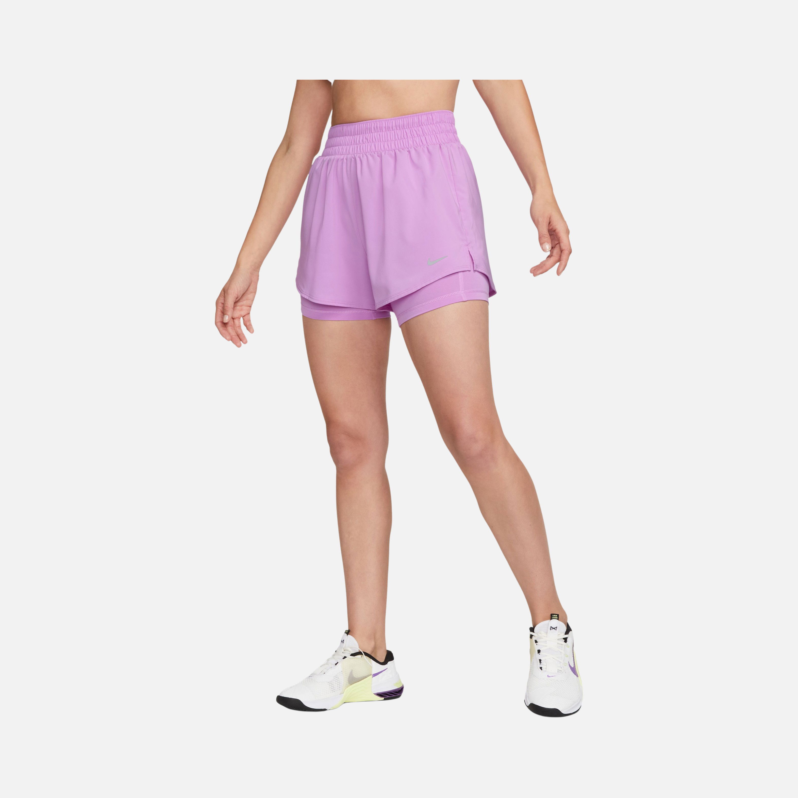 Nike Dri-Fit One High-Waisted 3" 2-in-1 Training Kadın Şort