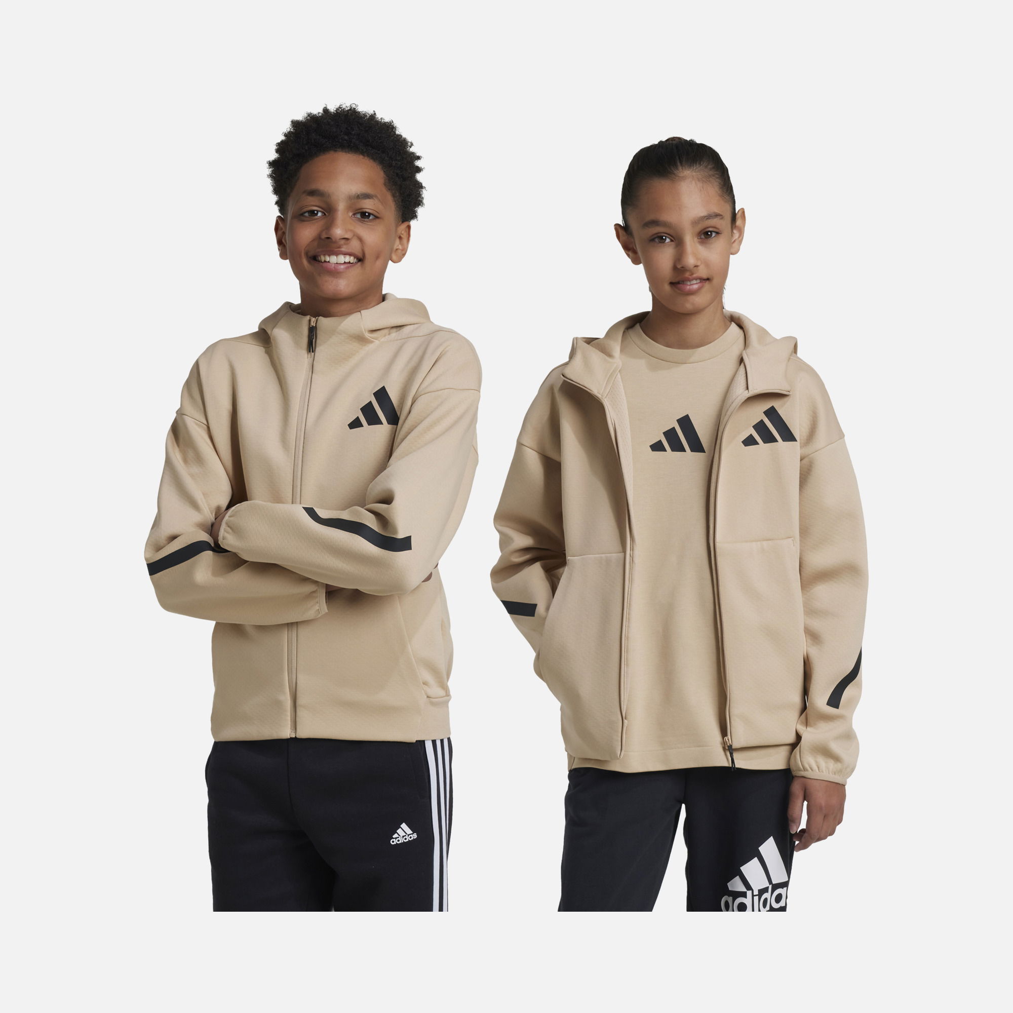 adidas Z.N.E. Sportswear Track Full-Zip Hoodie Çocuk Sweatshirt