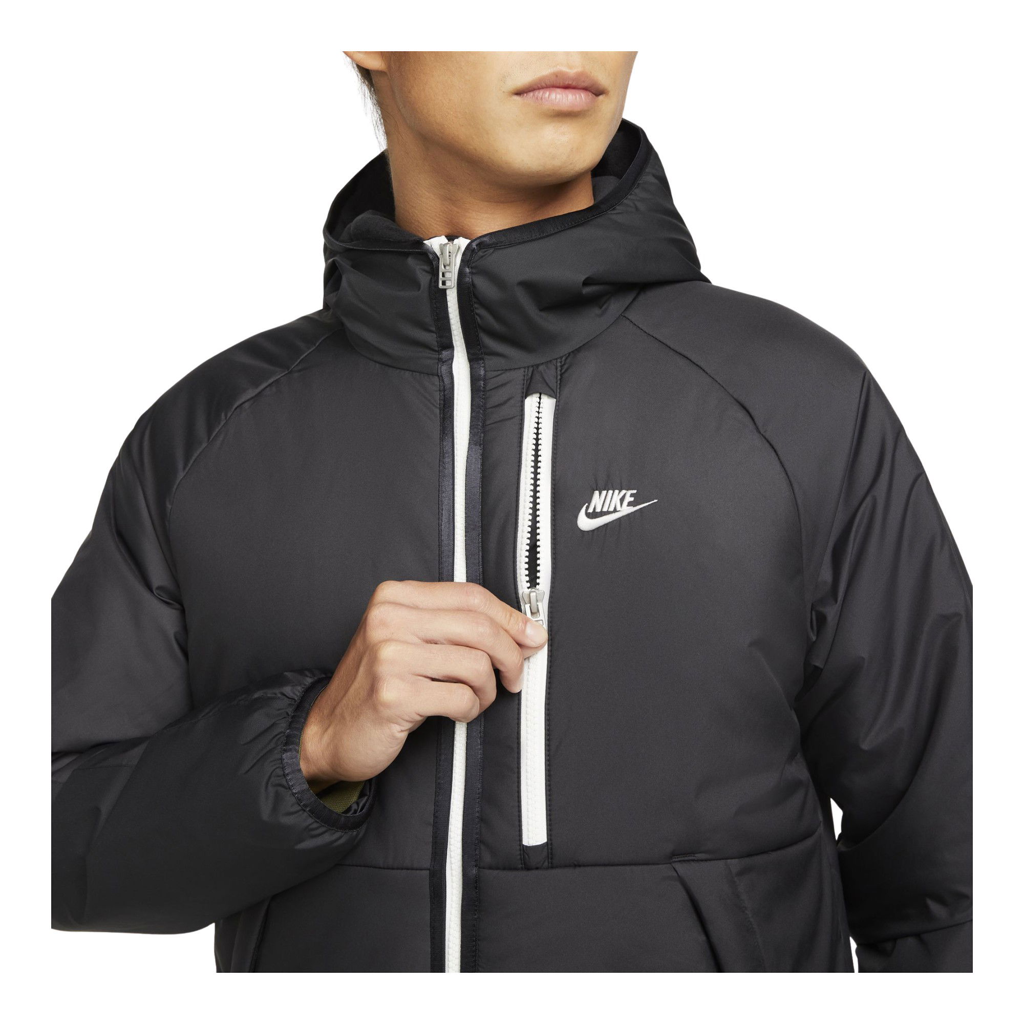 Nike Sportswear Therma-Fit Legacy Full-Zip Hoodie Erkek Mont