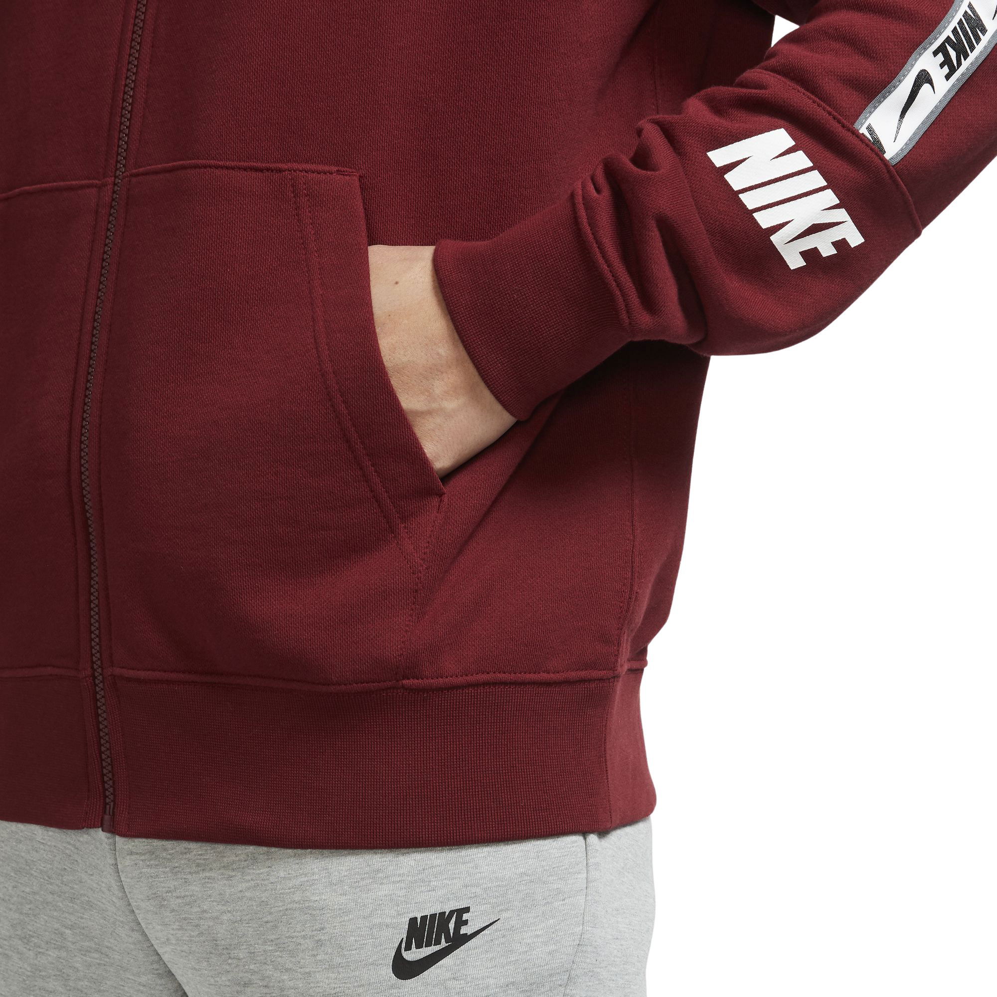 Nike Sportswear Repeat Full-Zip Training Hoodie Erkek Sweatshirt