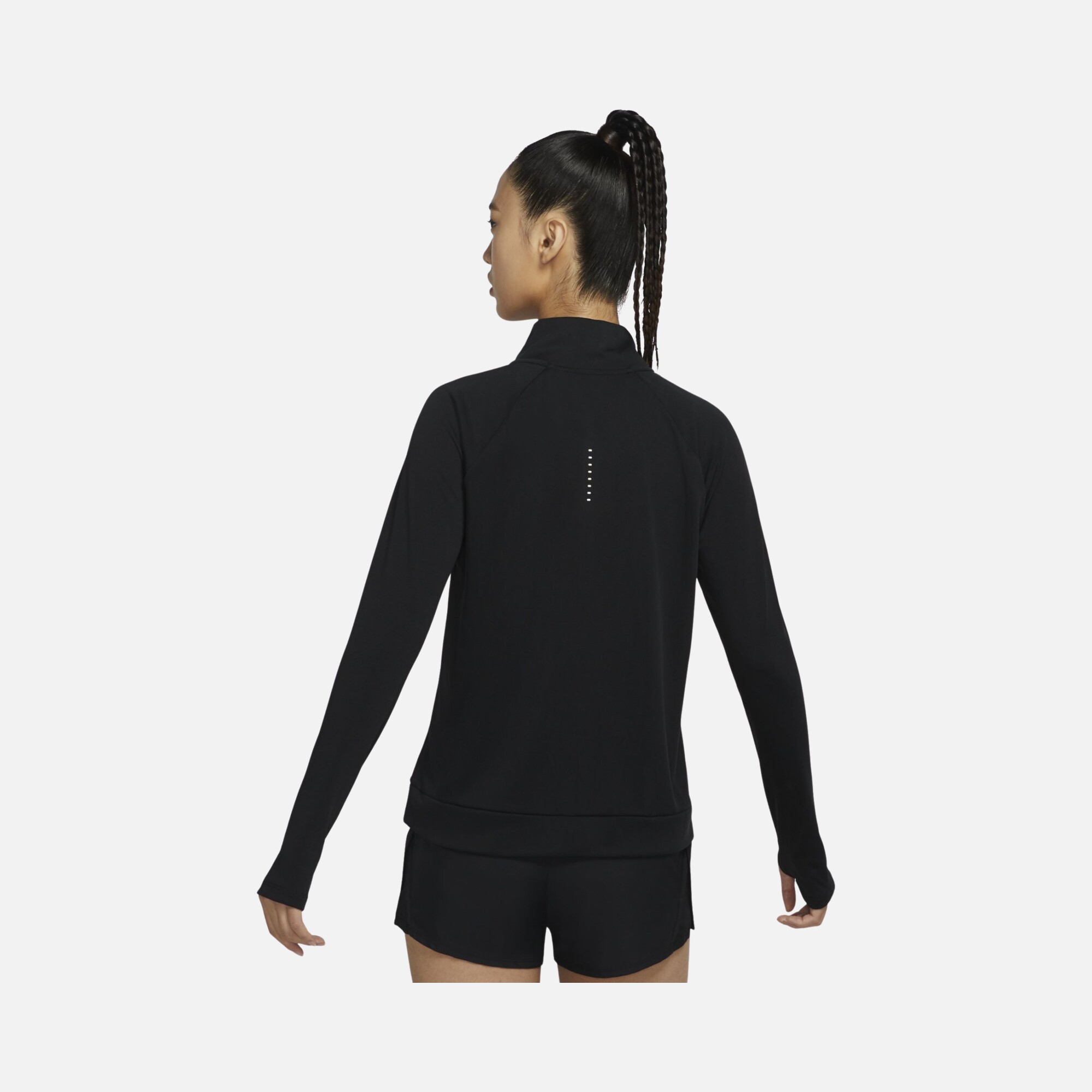 Nike Dri-Fit Swoosh Run 1/4-Zip Running Midlayer Long-Sleeve Kadın Tişört