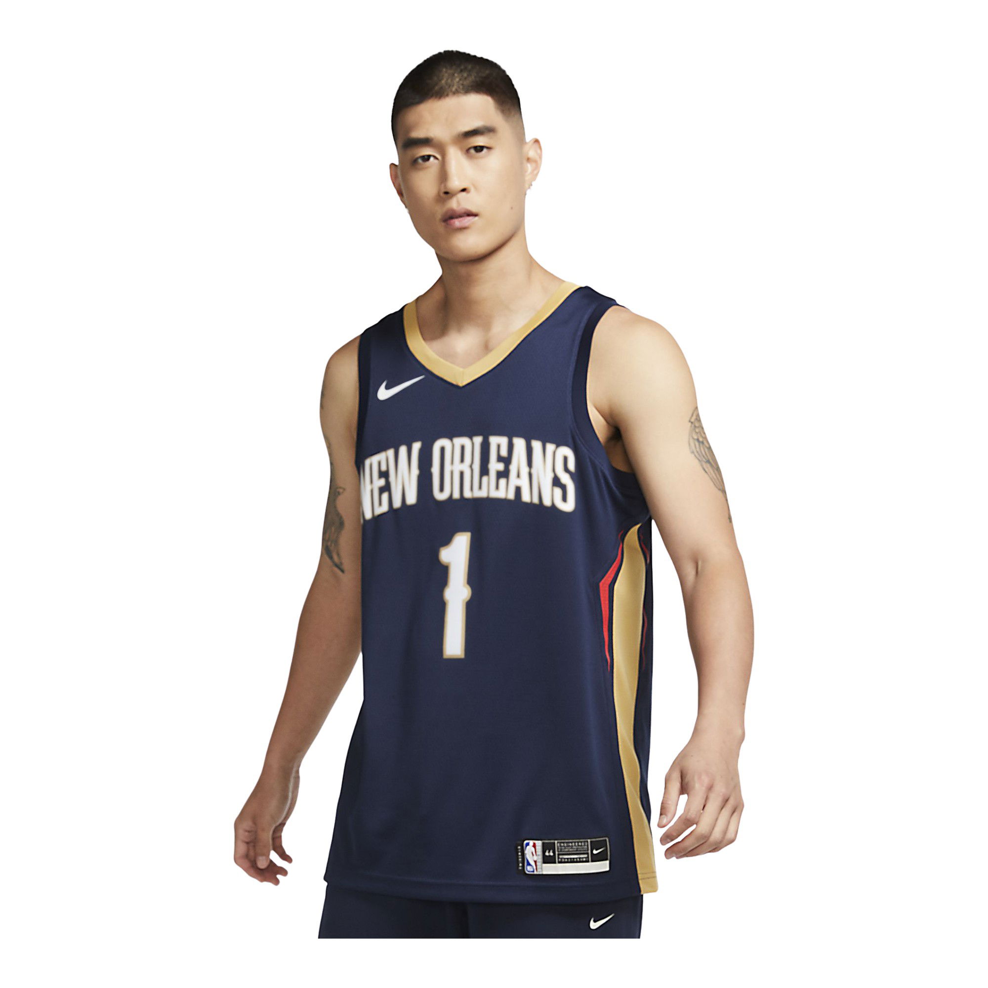 Nike Zion Williamson Pelicans Icon Edition 2020 NBA Swingman Jersey Erkek Forma
