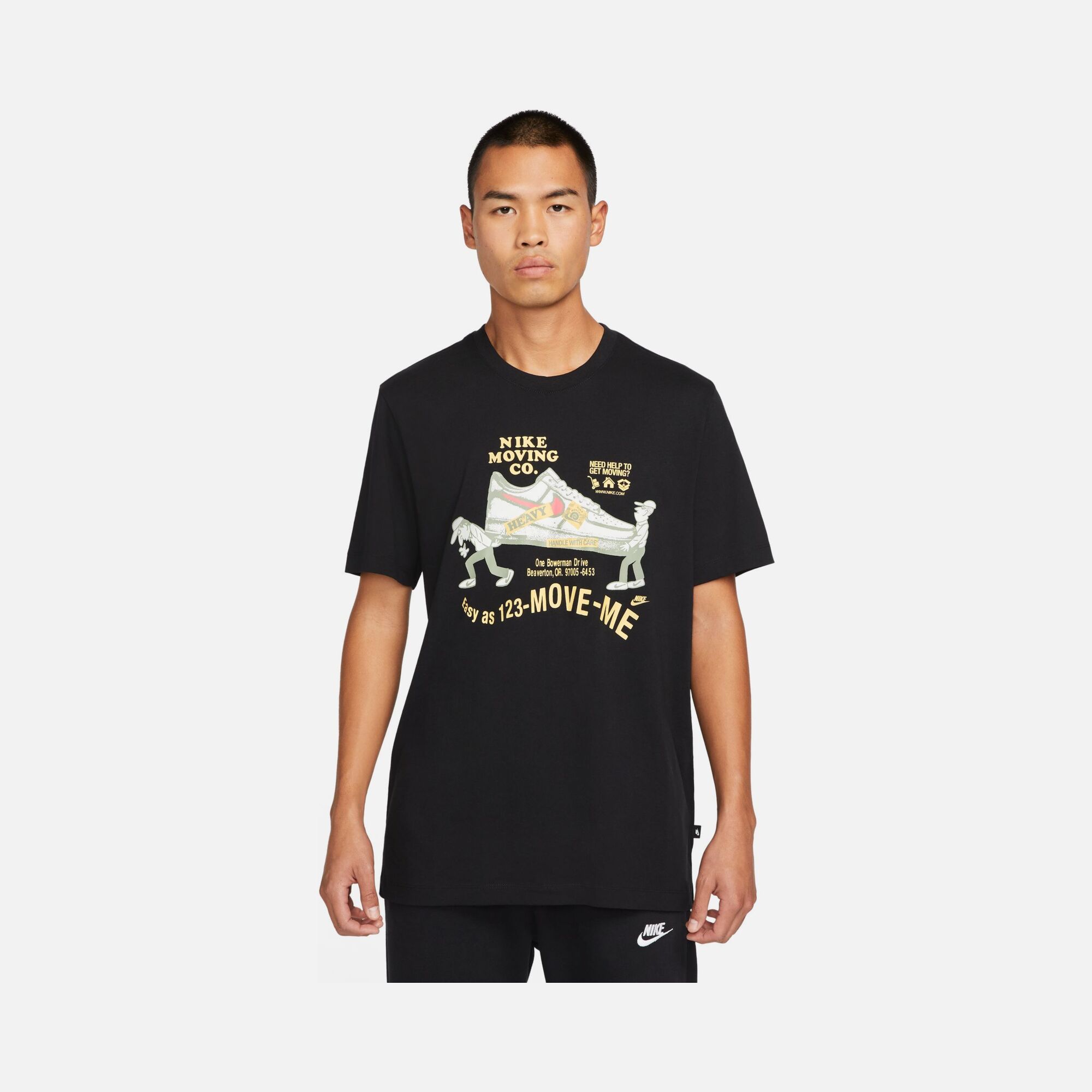 Nike Sportswear ''Easy 123-Move-Me Graphic'' Short-Sleeve Erkek Tişört