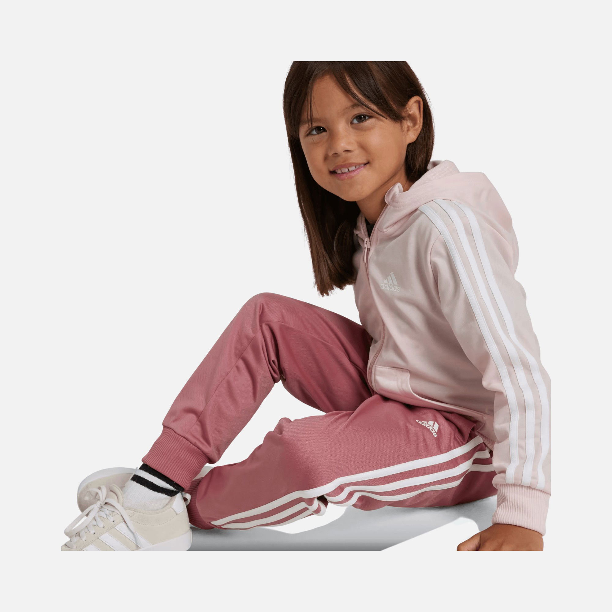 adidas Essentials 3-Stripes Shiny Çocuk Eşofman Takımı