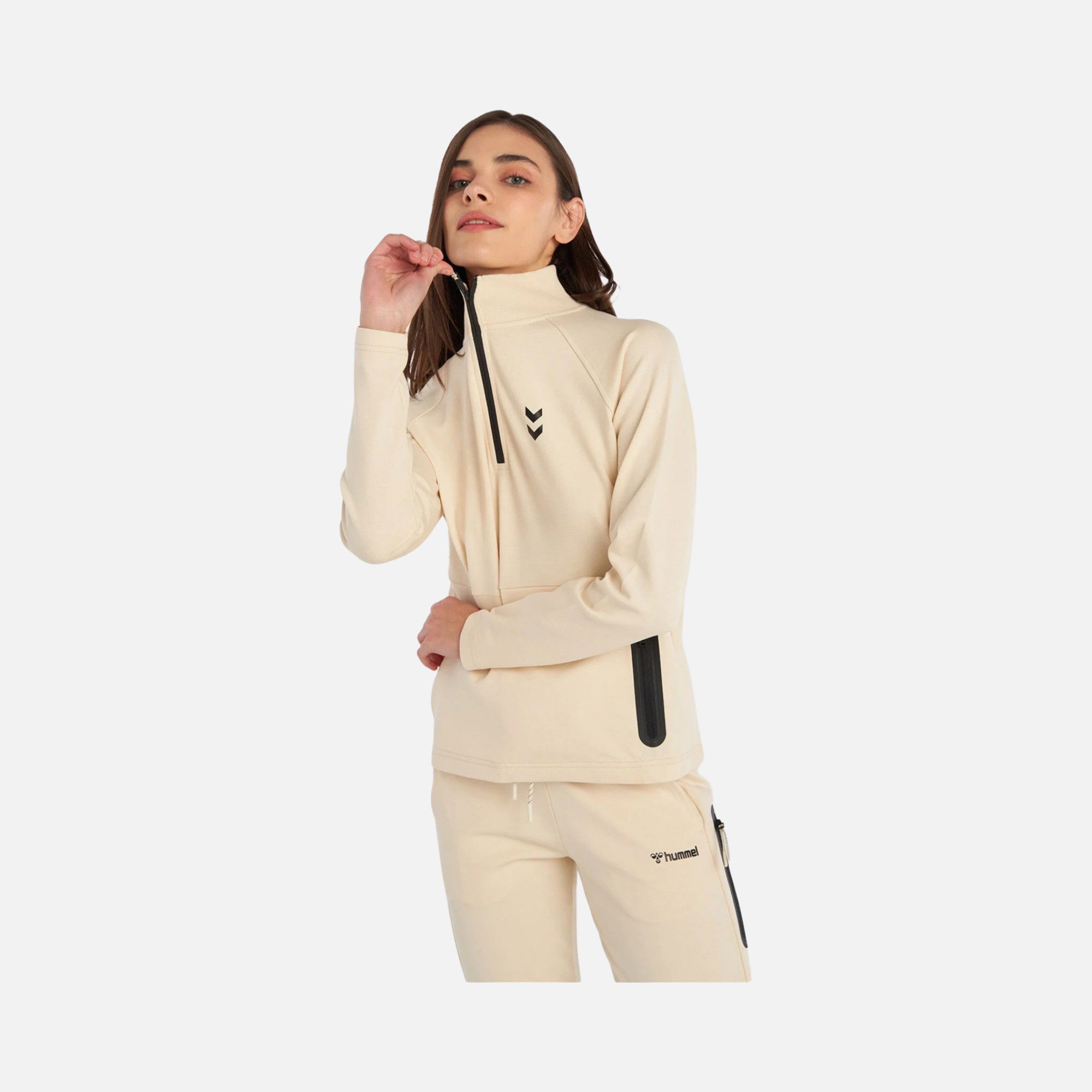 Hummel Sportswear Fuyu Half-Zip Neck Kadın Sweatshirt