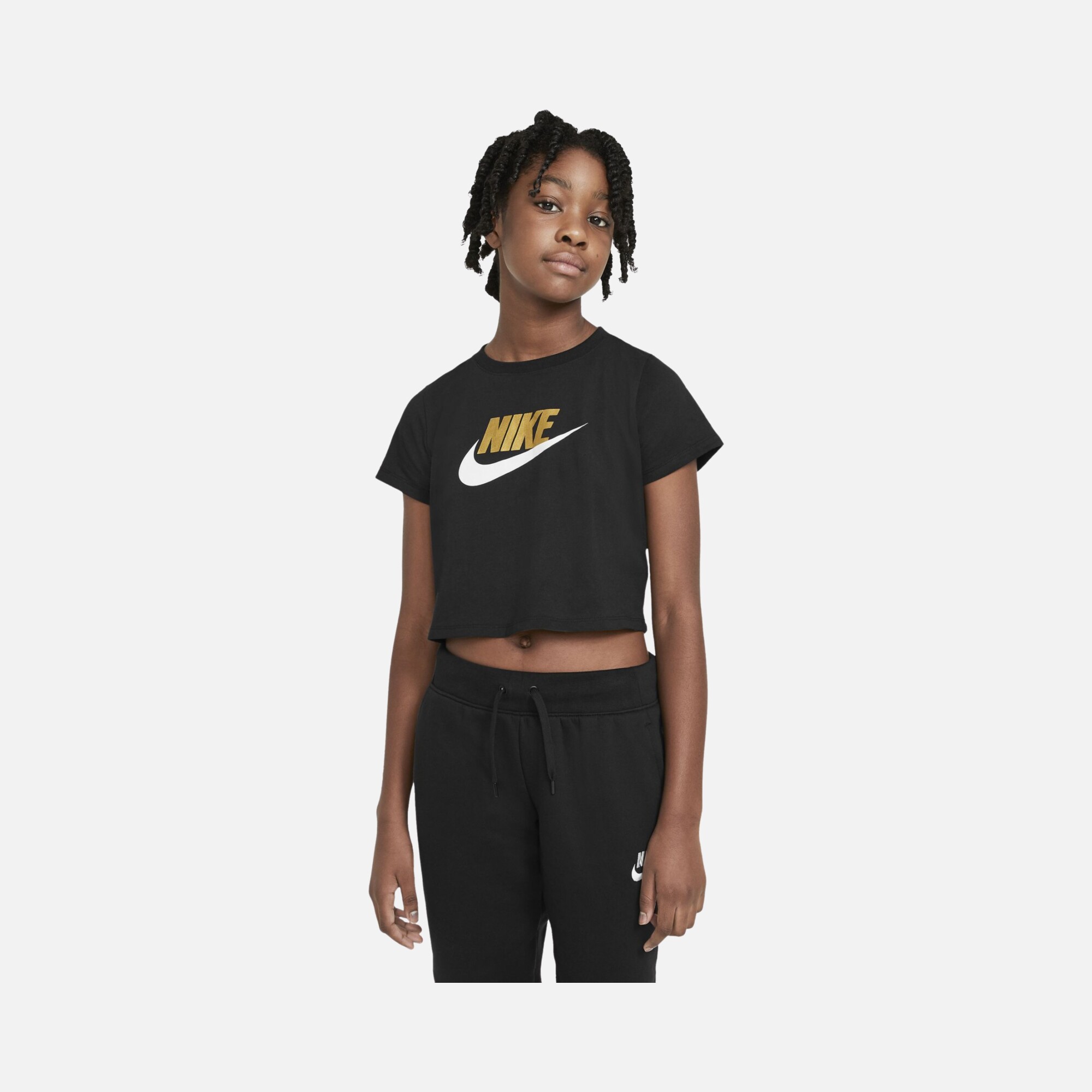 Nike Sportswear Cropped Short-Sleeve (Girls') Çocuk Tişört