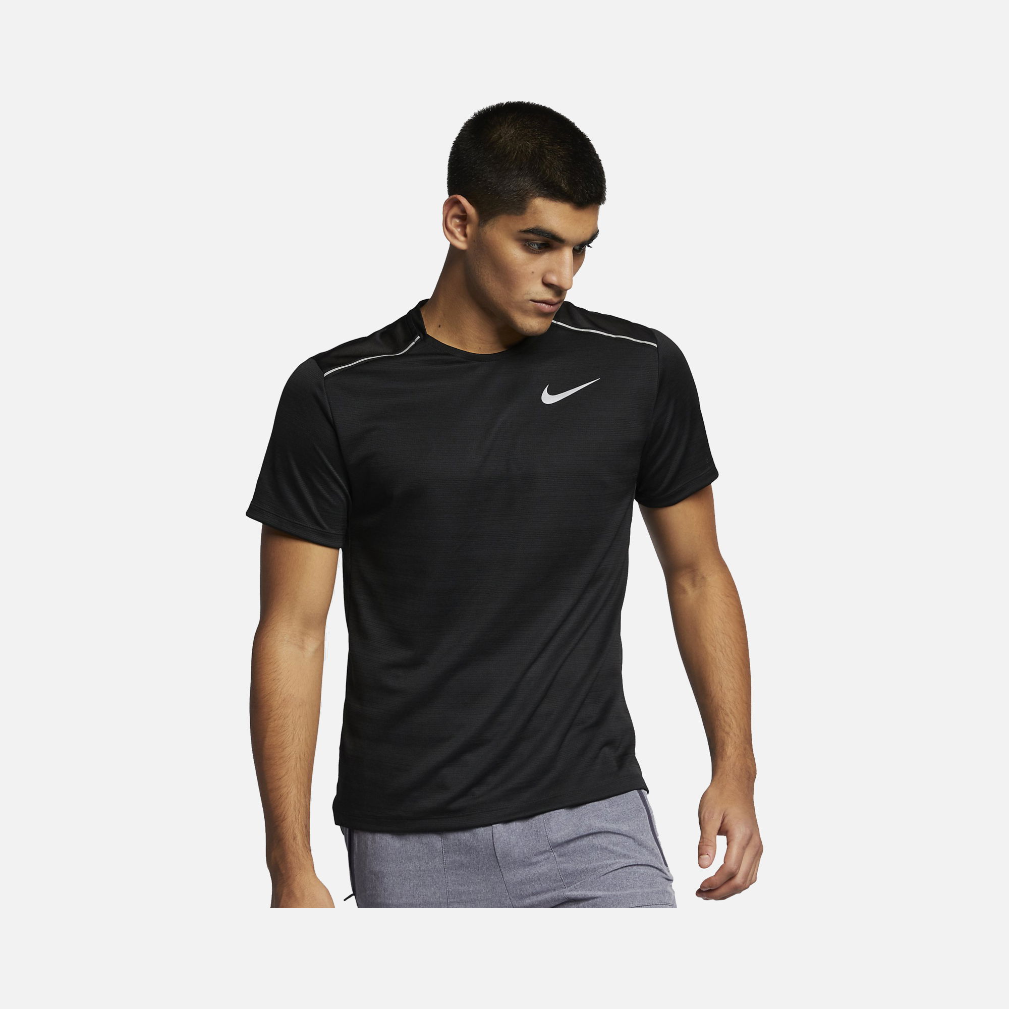 Nike Dri-Fit Miler Top Short Sleeve Erkek Tişört
