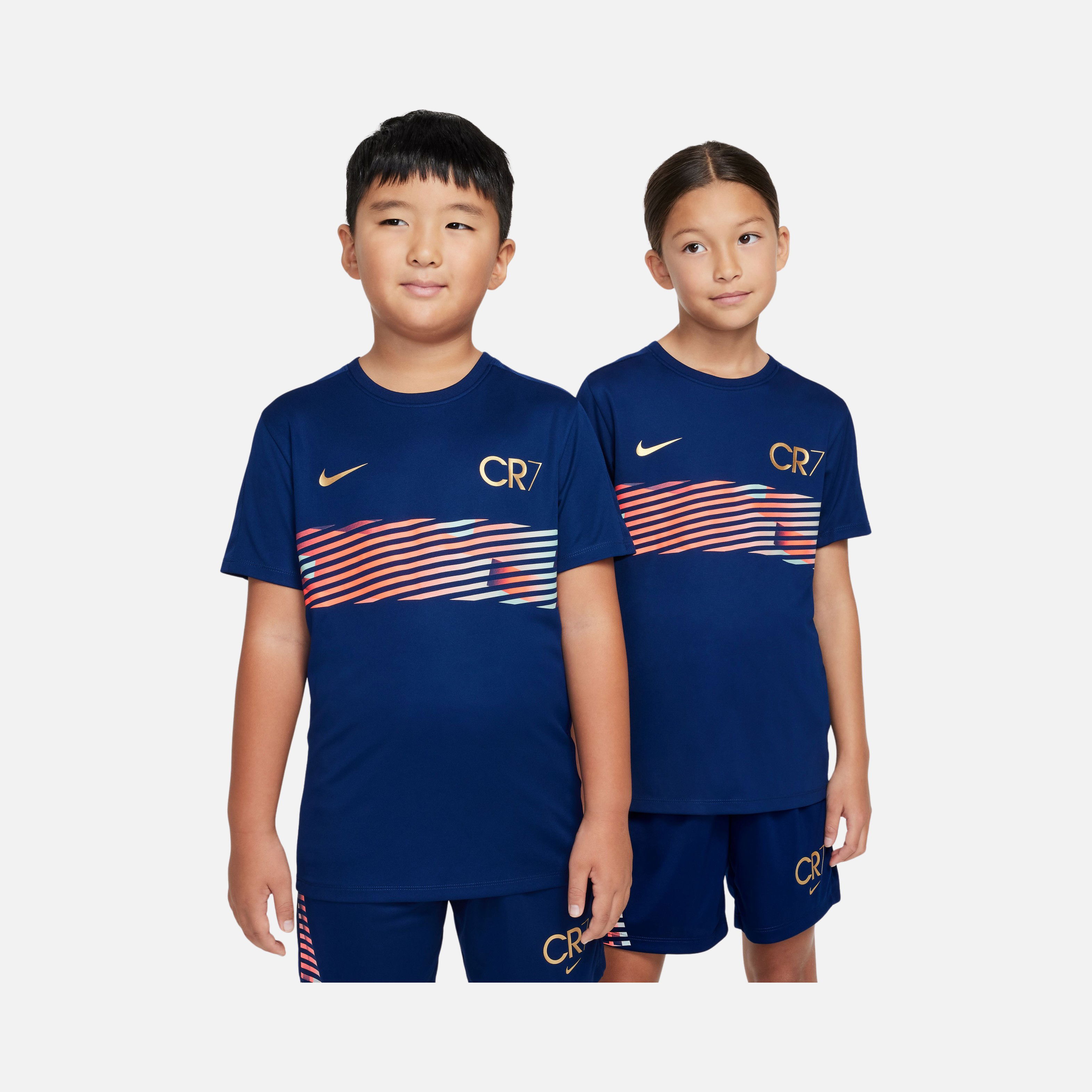 Nike CR7 Academy23 Dri-Fit Soccer Short-Sleeve Çocuk Tişört