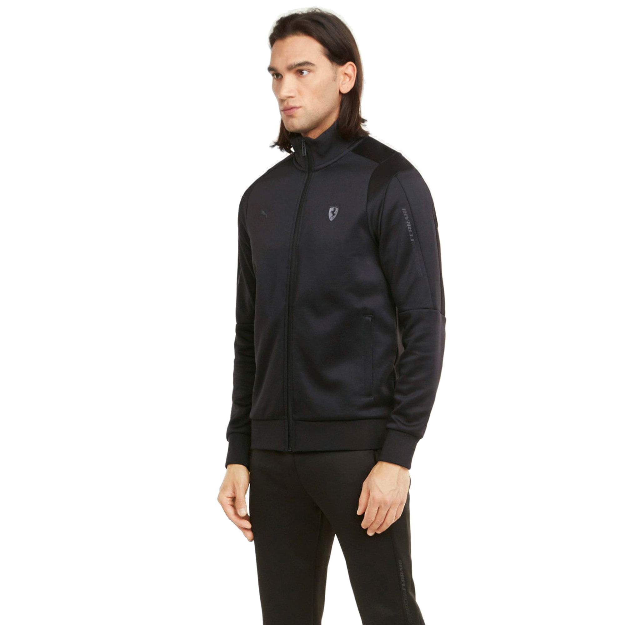 Puma Scuderia Ferrari Style T7 Track Full-Zip Erkek Ceket