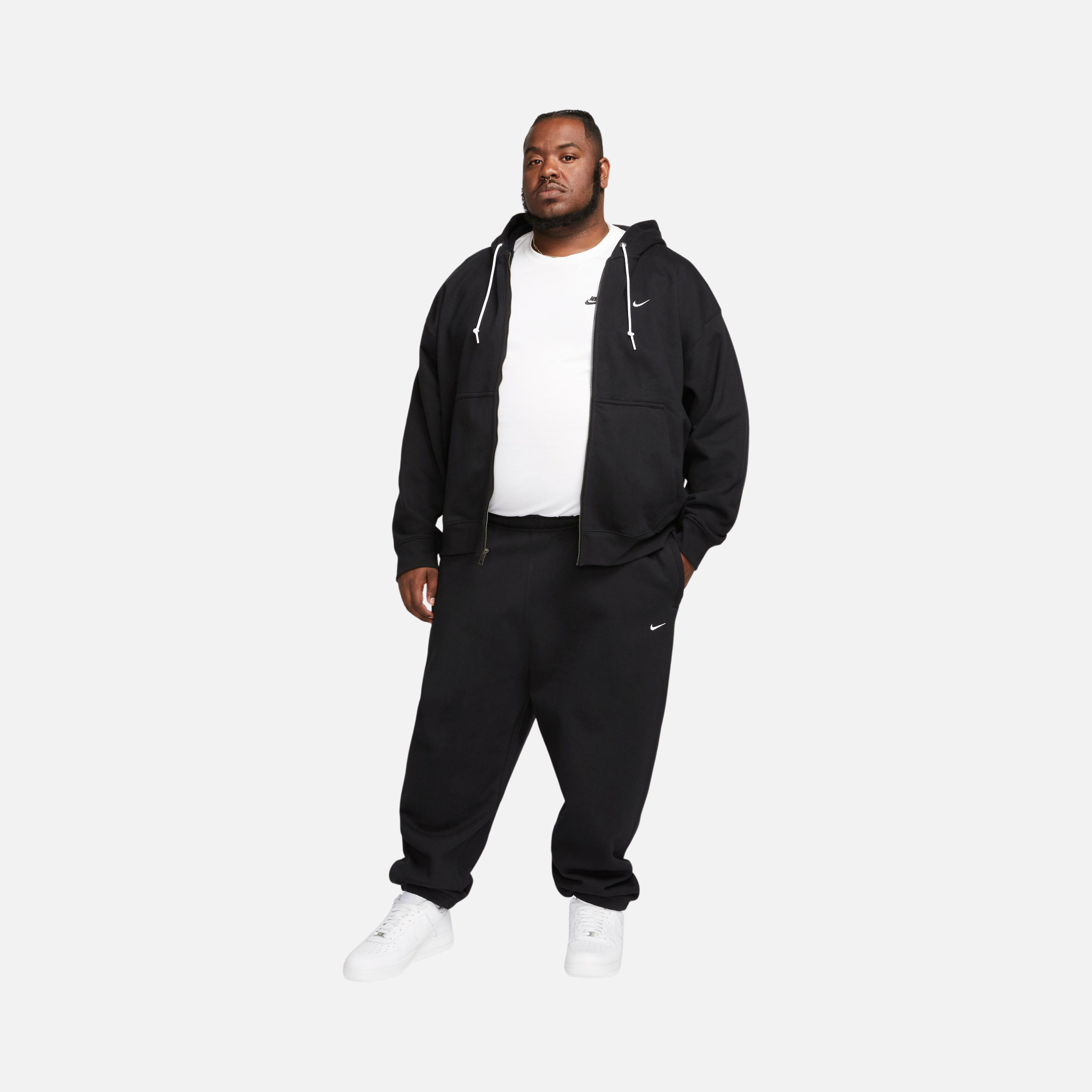 Nike Sportswear Solo Swoosh Fleece Wide Cut Erkek Eşofman Altı