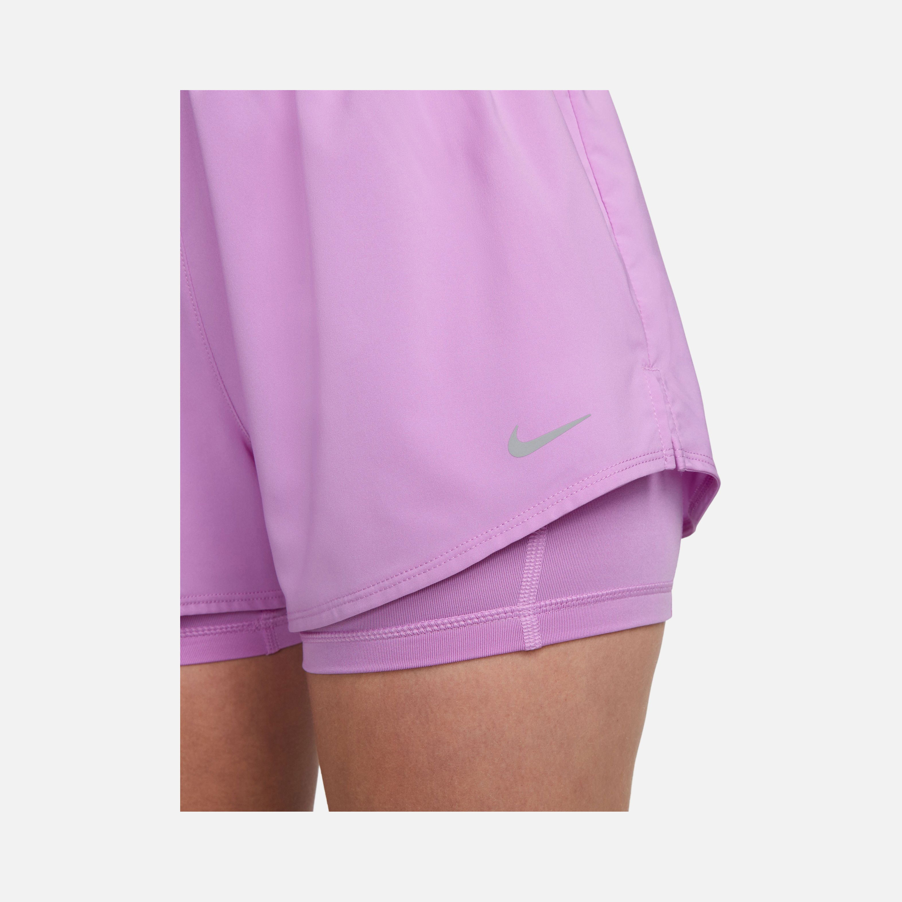 Nike Dri-Fit One High-Waisted 3" 2-in-1 Training Kadın Şort