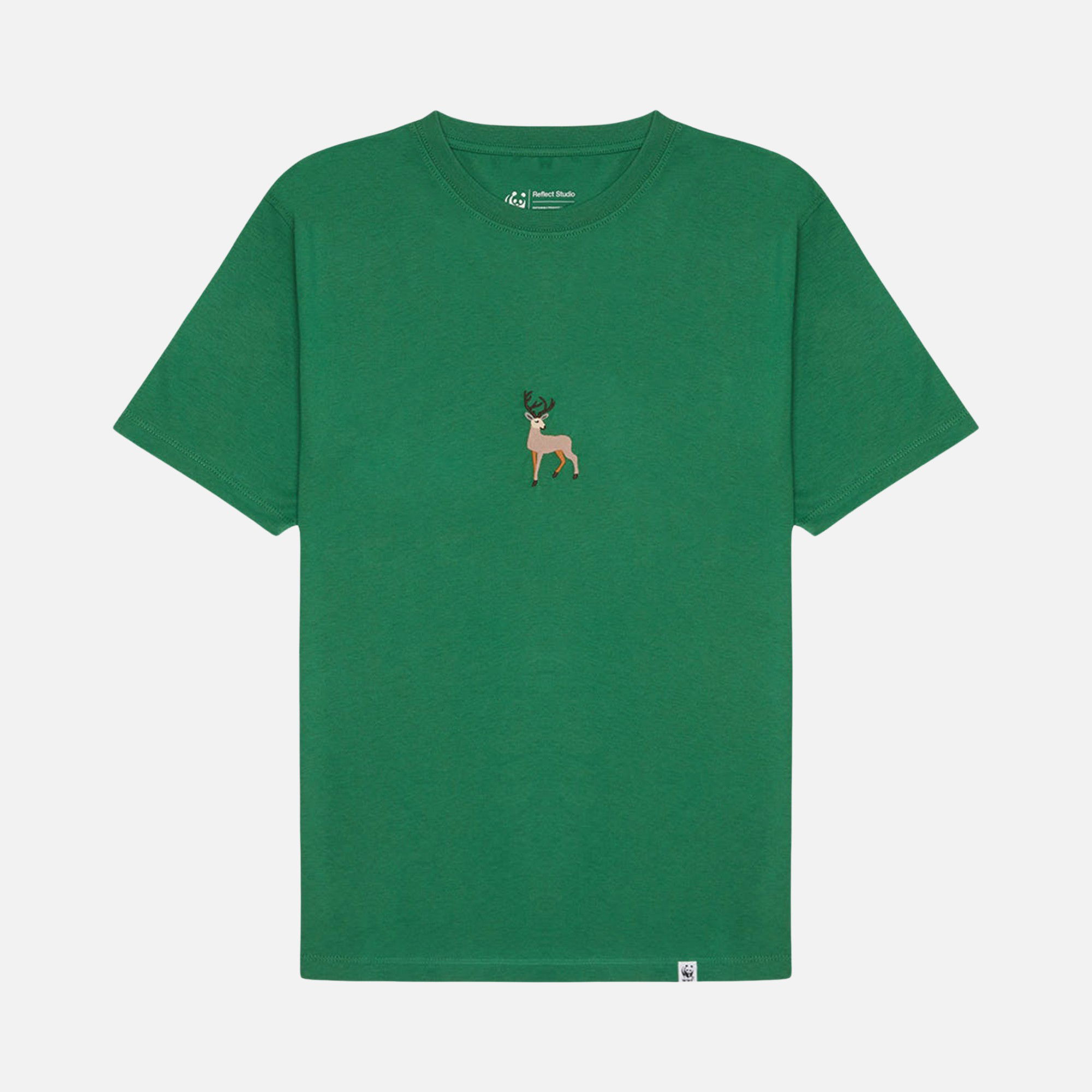 WWF Sportswear Geyik Embroidered Oversize Short-Sleeve Unisex Tişört