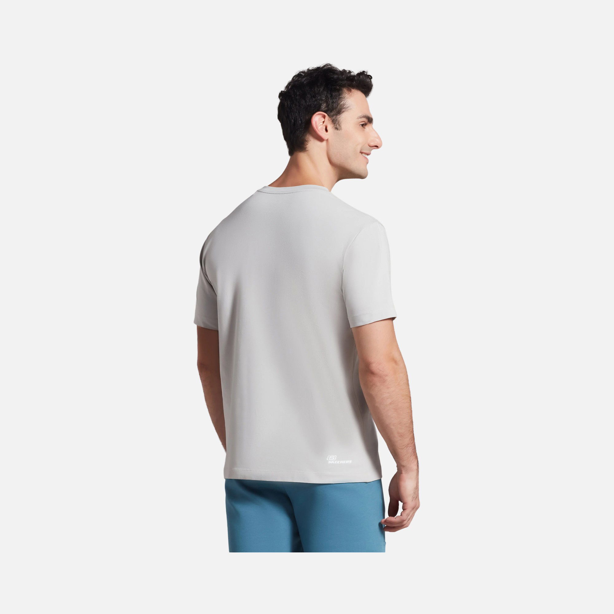 Skechers Sporswear Big Logo Graphic Short Sleeve Erkek Tişört