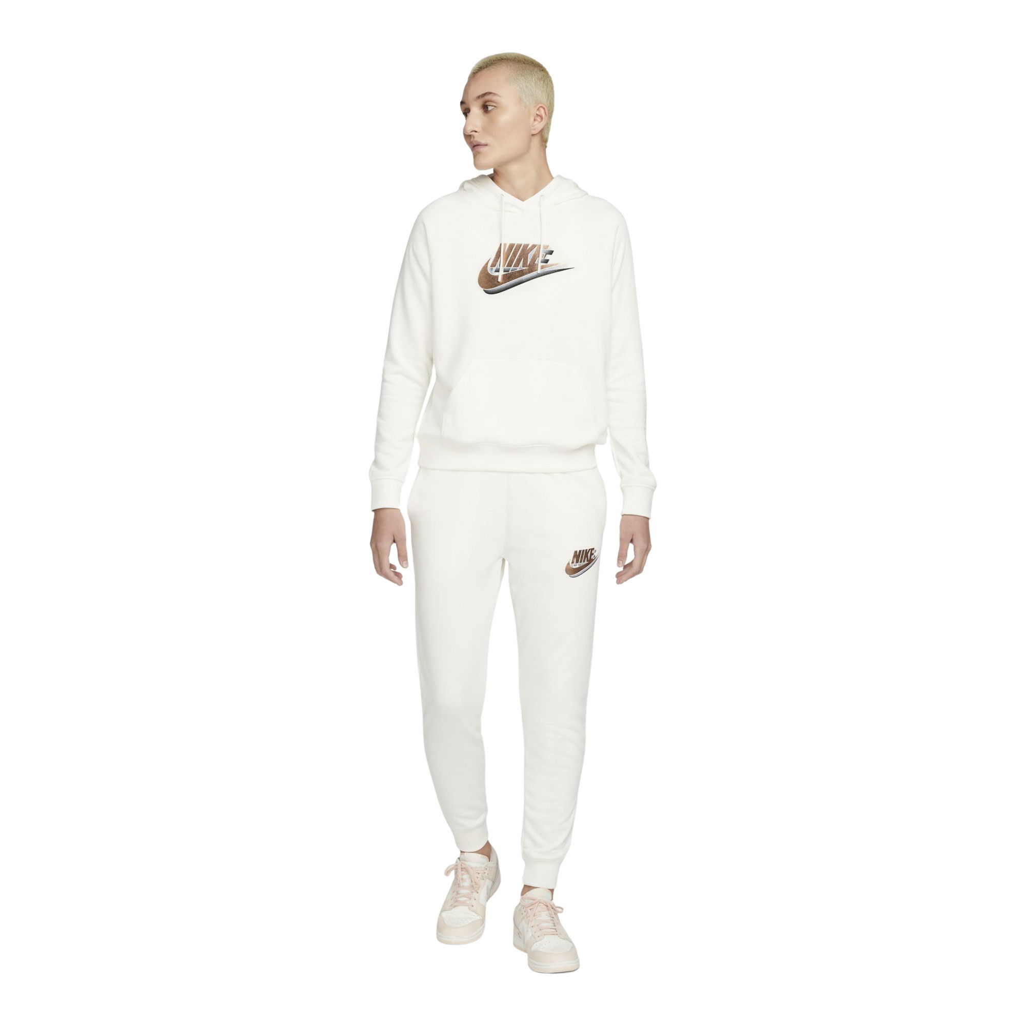 Nike Sportswear Futura Printed Pullover Hoodie Kadın Sweatshirt