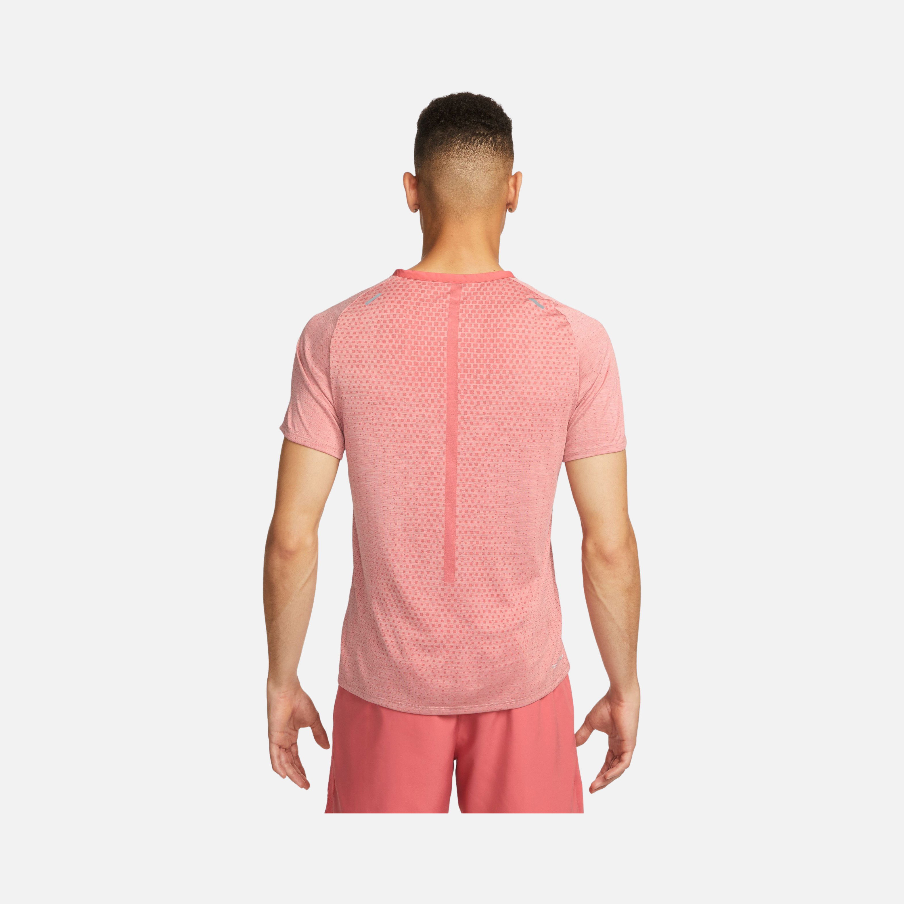 Nike Dri-Fit ADV TechKnit Ultra Running Short-Sleeve Erkek Tişört