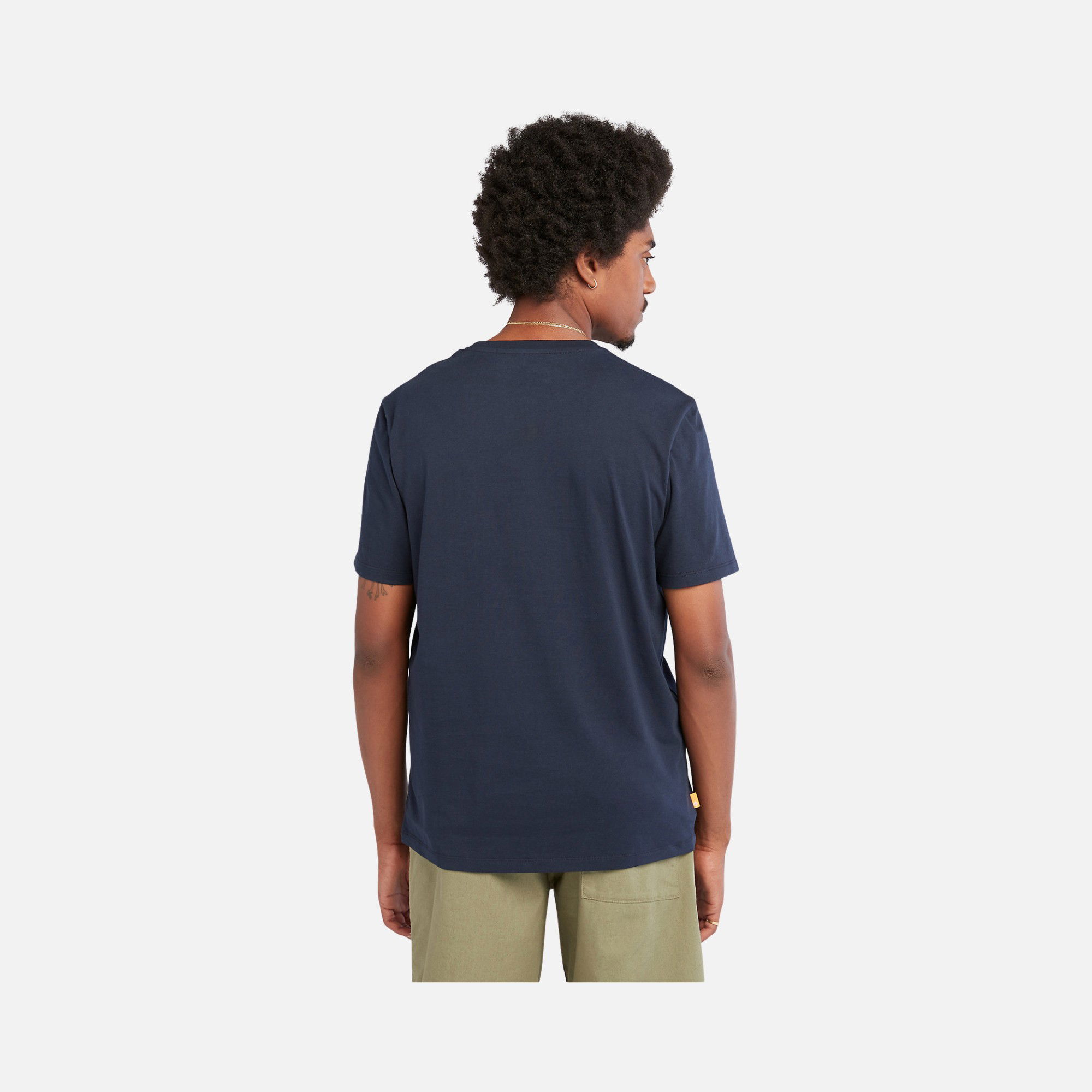 Timberland Sportswear Linear Camouflage Logo Graphic Short-Sleeve Erkek Tişört