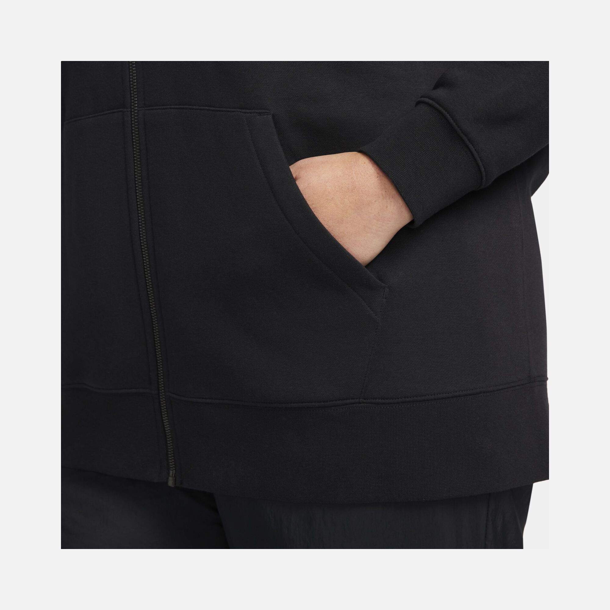 Nike Sportswear Essentials Collection Fleece Oversized Full-Zip Hoodie Kadın Sweatshirt