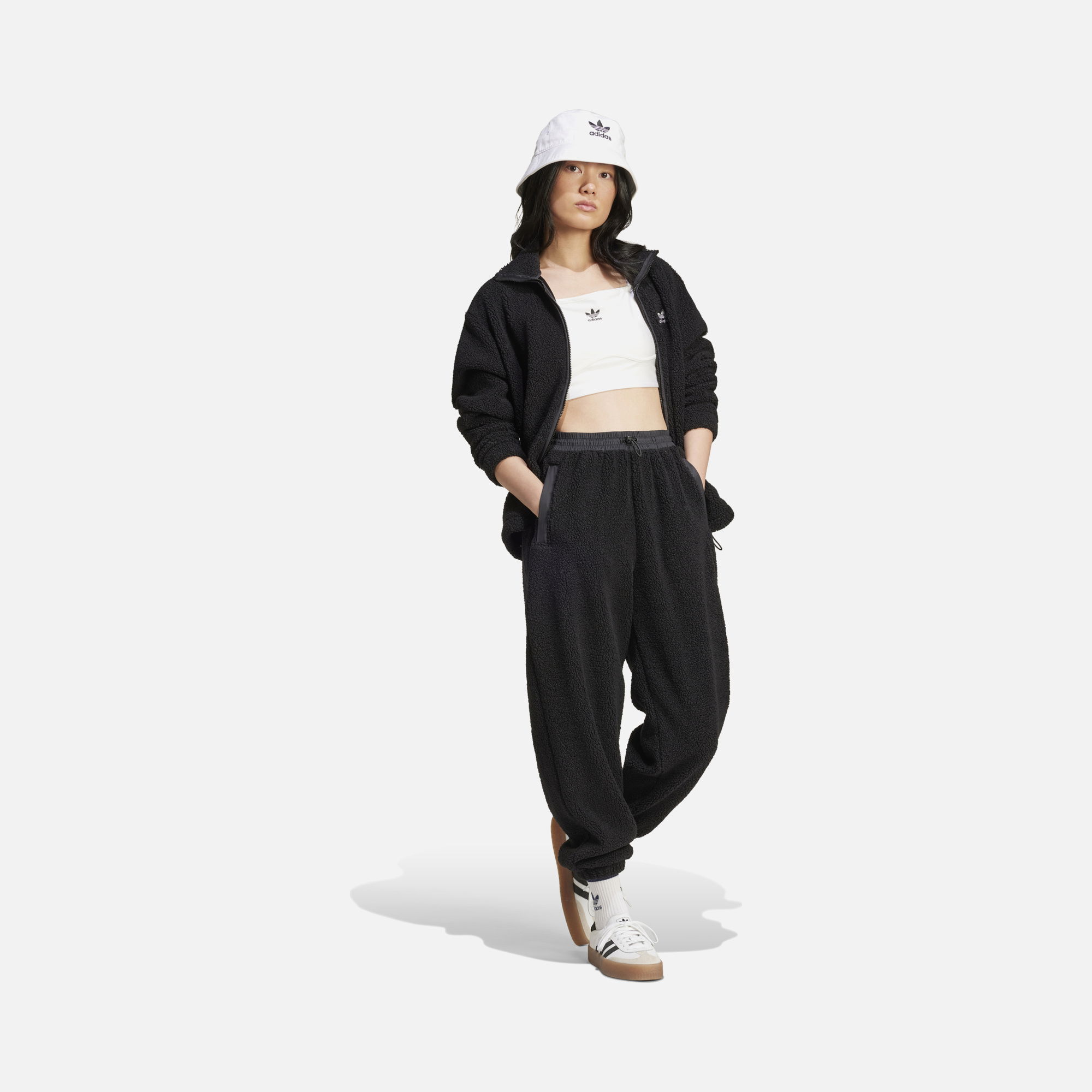 adidas Sportswear Teddy Fleece Full-Zip  Kadın Ceket