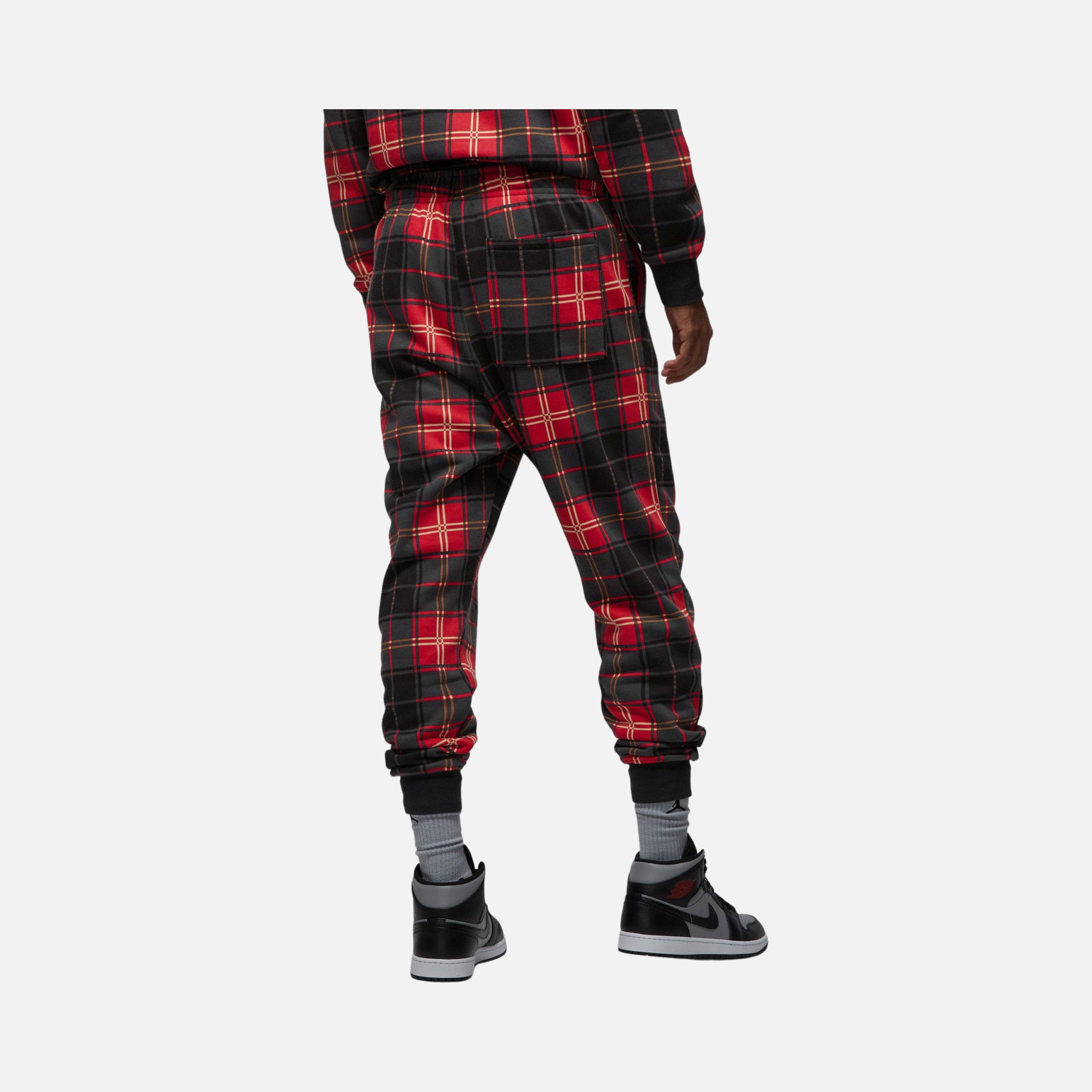 Nike Jordan Essential Flight Artist Series Plaid Fleece Erkek Eşofman Altı