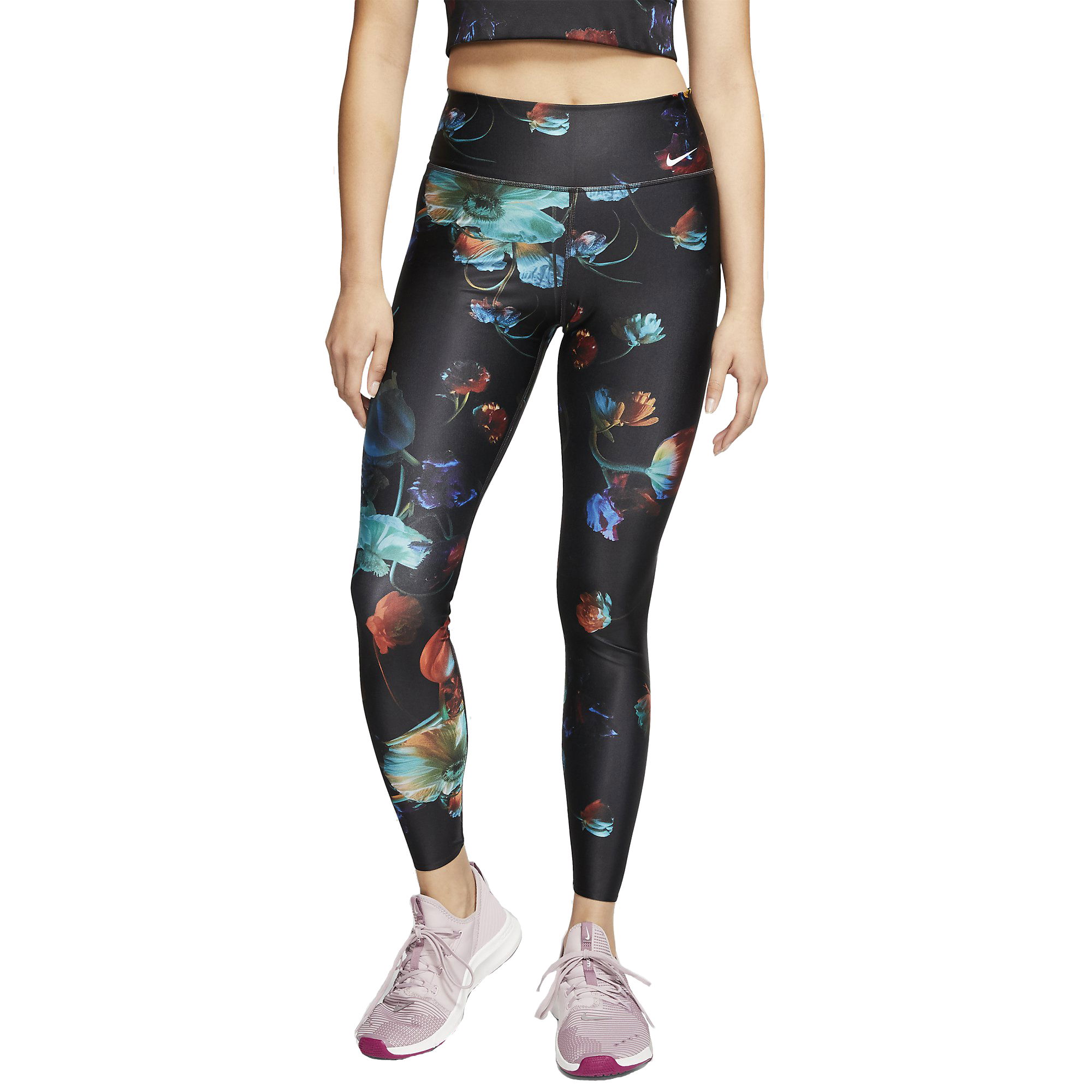 Nike Power Floral Training Leggings Kadın Tayt