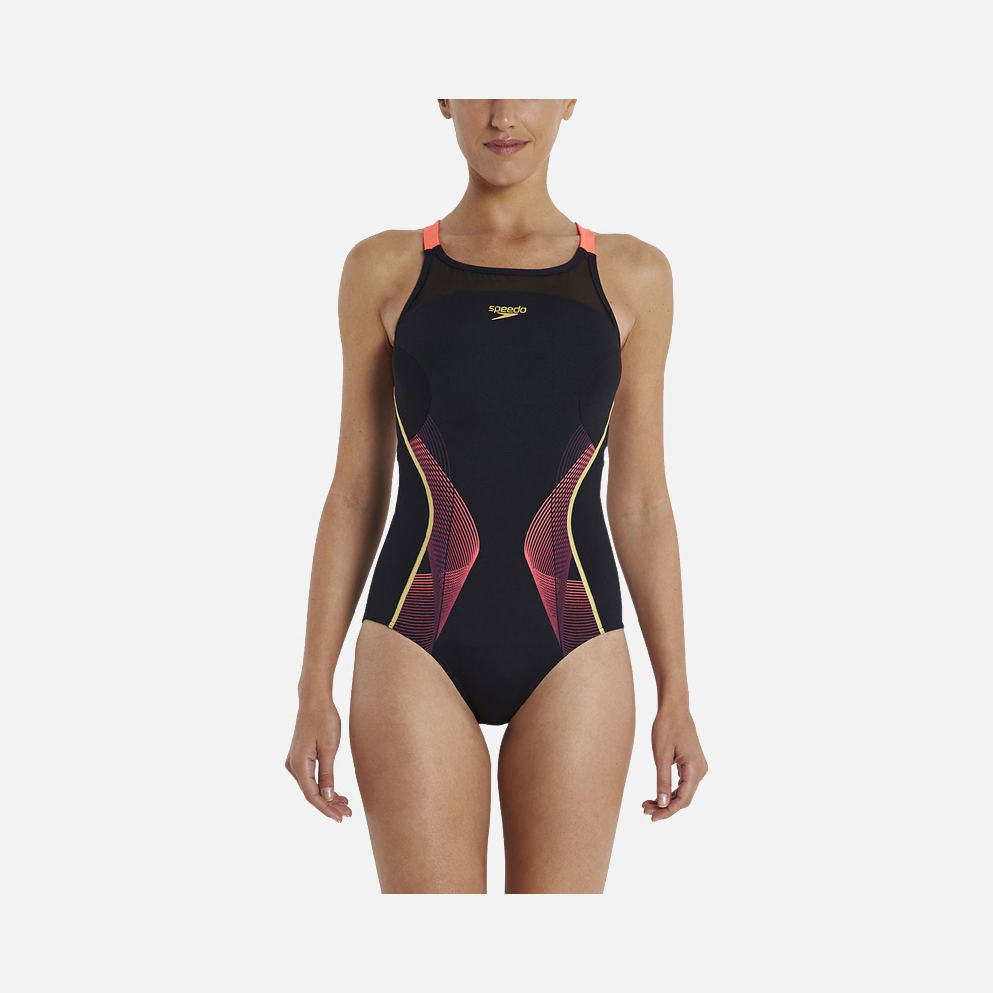 Speedo Fit Pinnacle Crossback Kadın Mayo