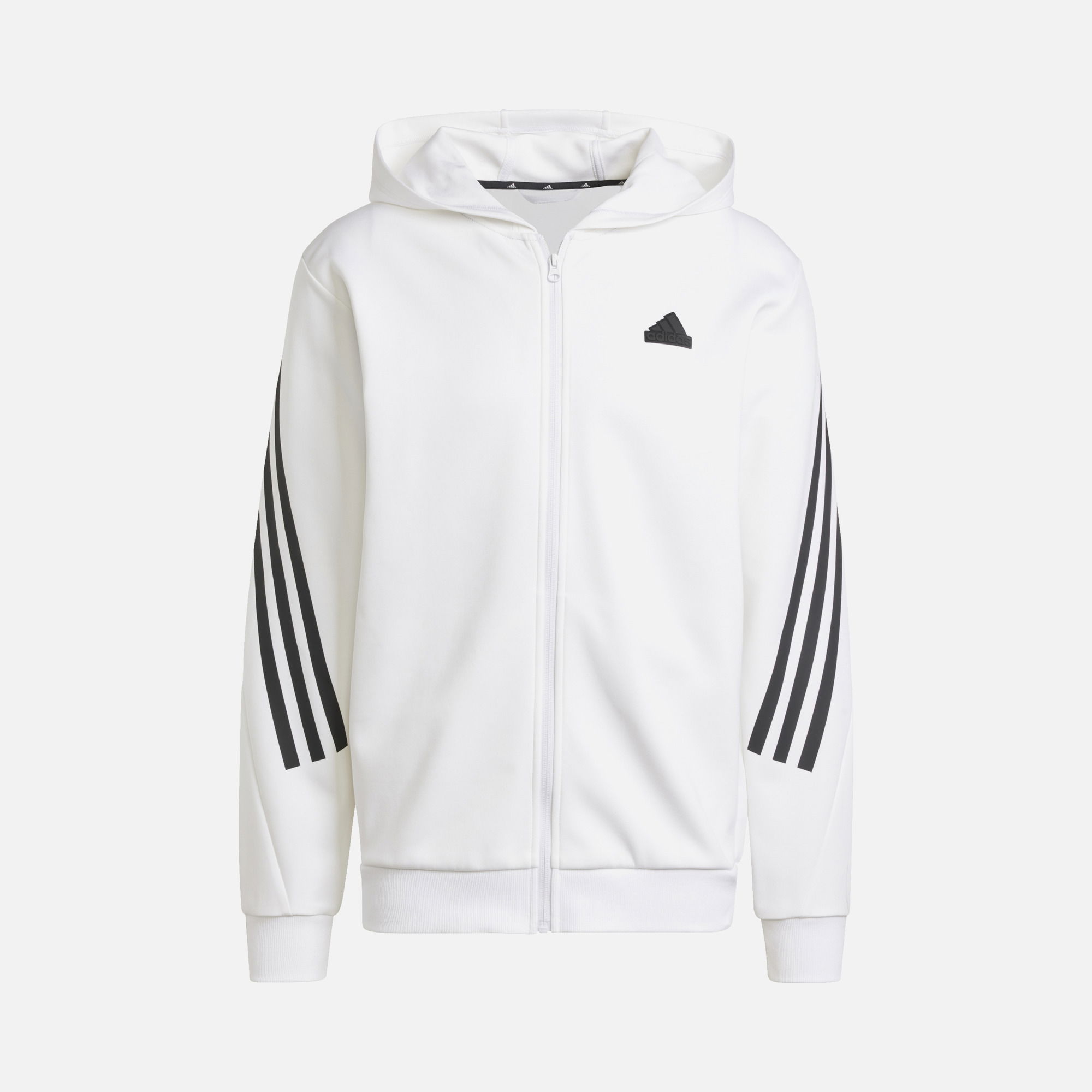 adidas Future Icons 3-Stripes Full-Zip Hoodie Erkek Sweatshirt