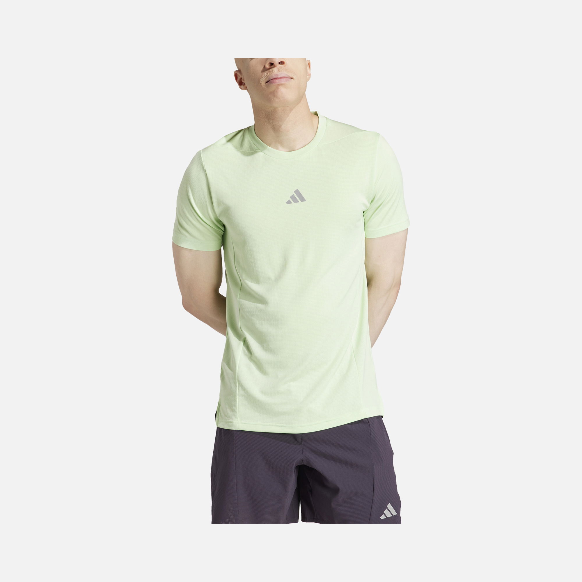 adidas Designed for Training Hııt Workout Short-Sleeve Erkek Tişört