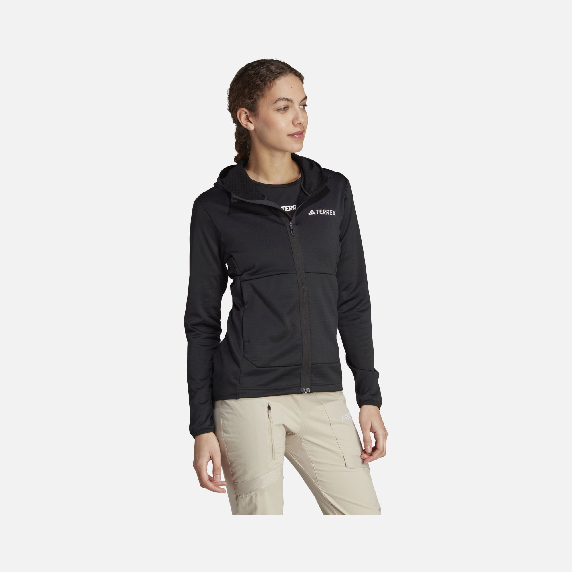adidas Terrex Xperior Light Fleece Full-Zip Hooded Kadın Ceket