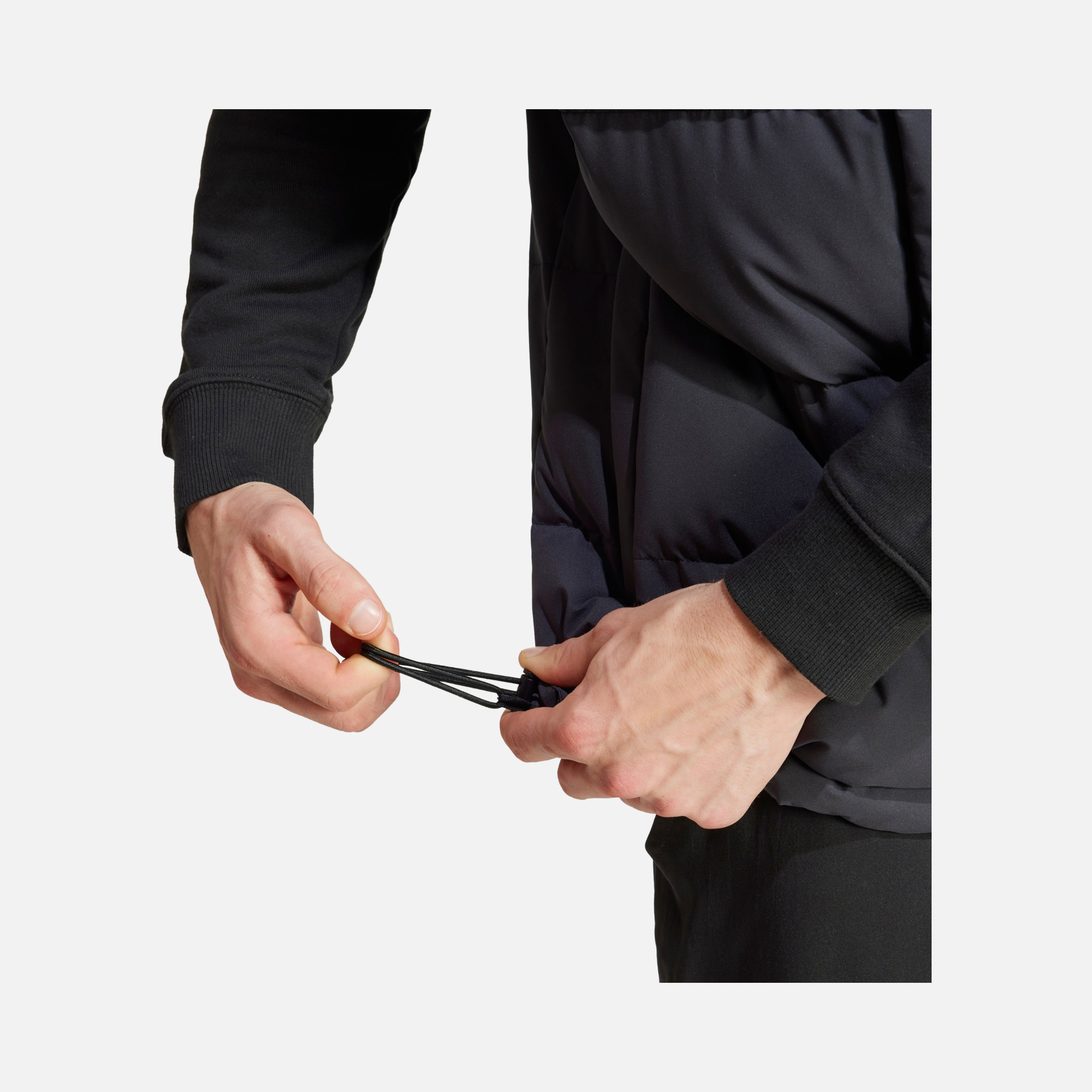 adidas Sportswear Helionic Down Full-Zip Hoodie Erkek Yelek