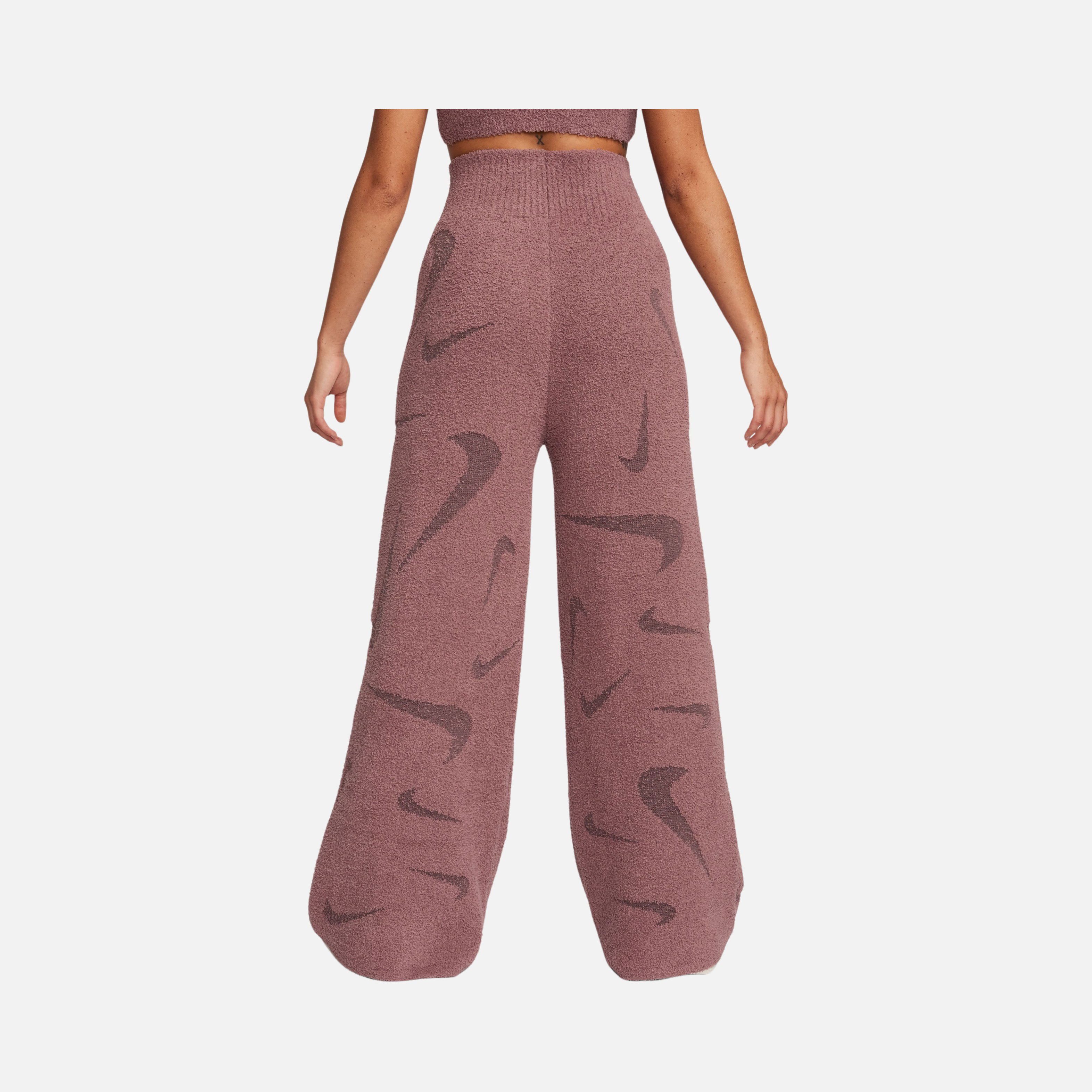 Nike Sportswear Phoenix Cozy Boucle High-Waisted Wide-Leg Knit Kadın Pantolon