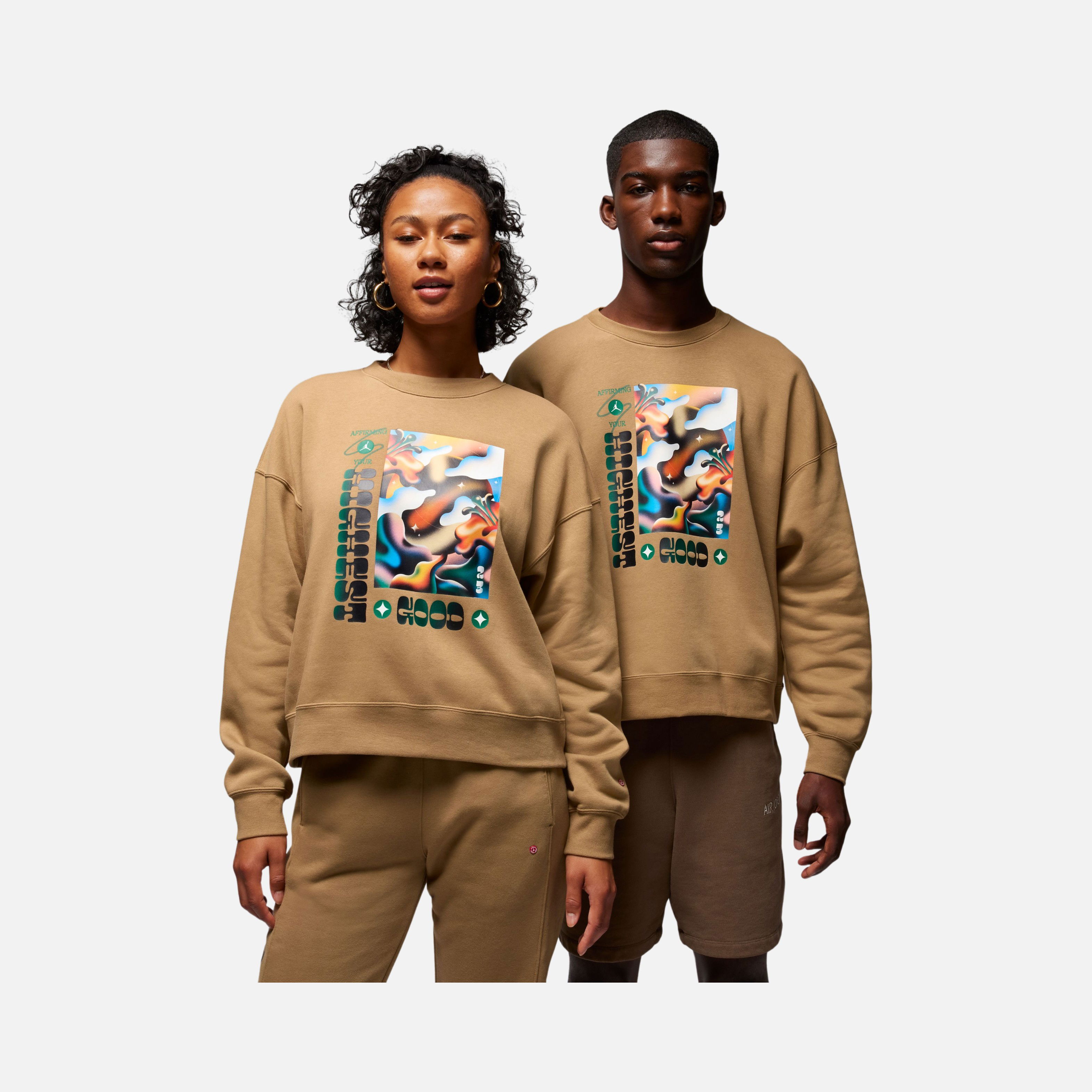 Nike Jordan Essentials ''by Jordan Moss Artist Series'' Brooklyn Fleece Kadın Sweatshirt
