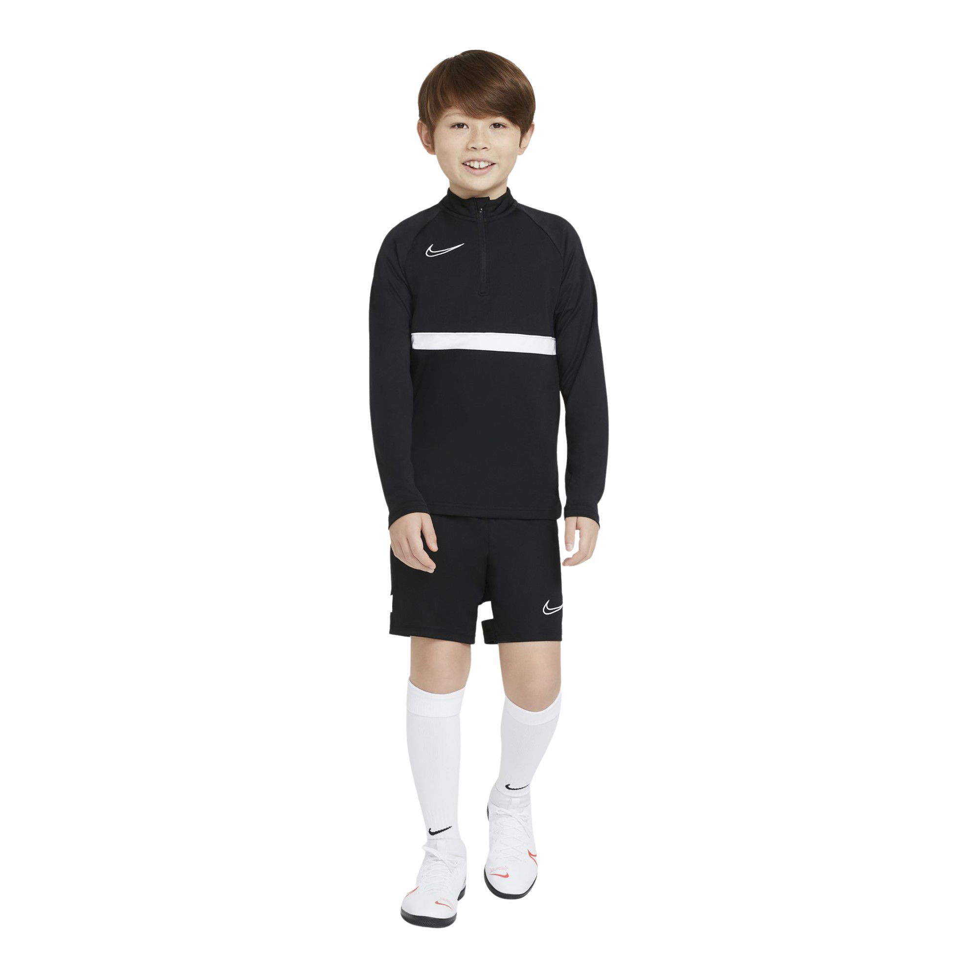 Nike Dri-Fit Academy Football Drill Top 1/4-Zip Long-Sleeve (Boys') Çocuk Tişört